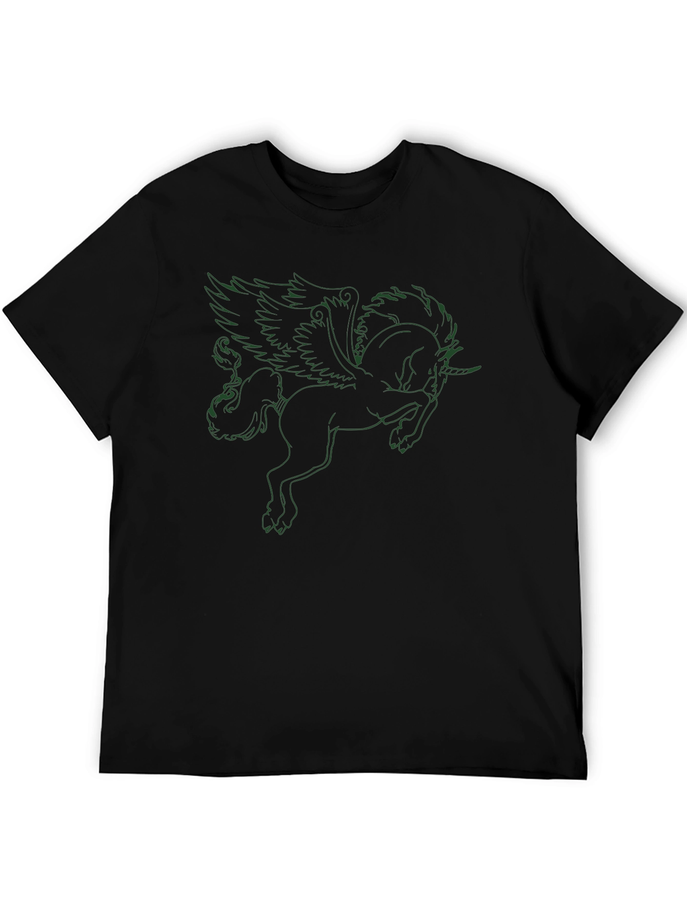 Black Black Pegasus Graphic Tee view 5