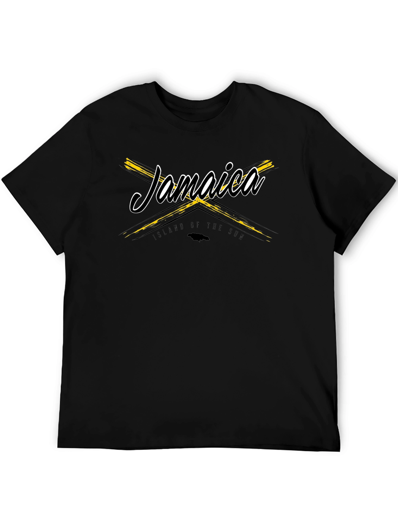 Jamaica Island of the Sun Black T-Shirt - 5