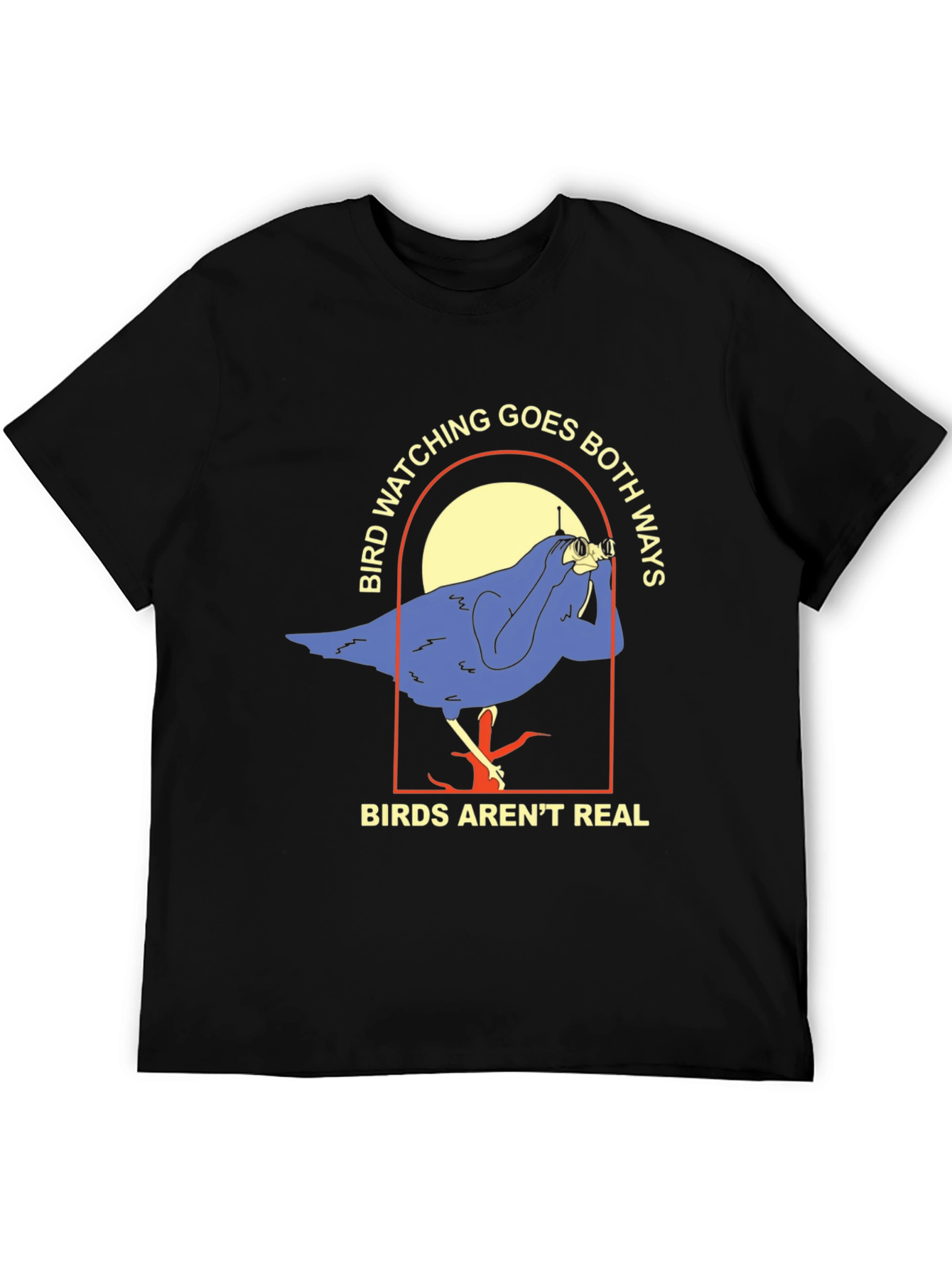 Black Bird Watching Conspiracy T-Shirt view 5
