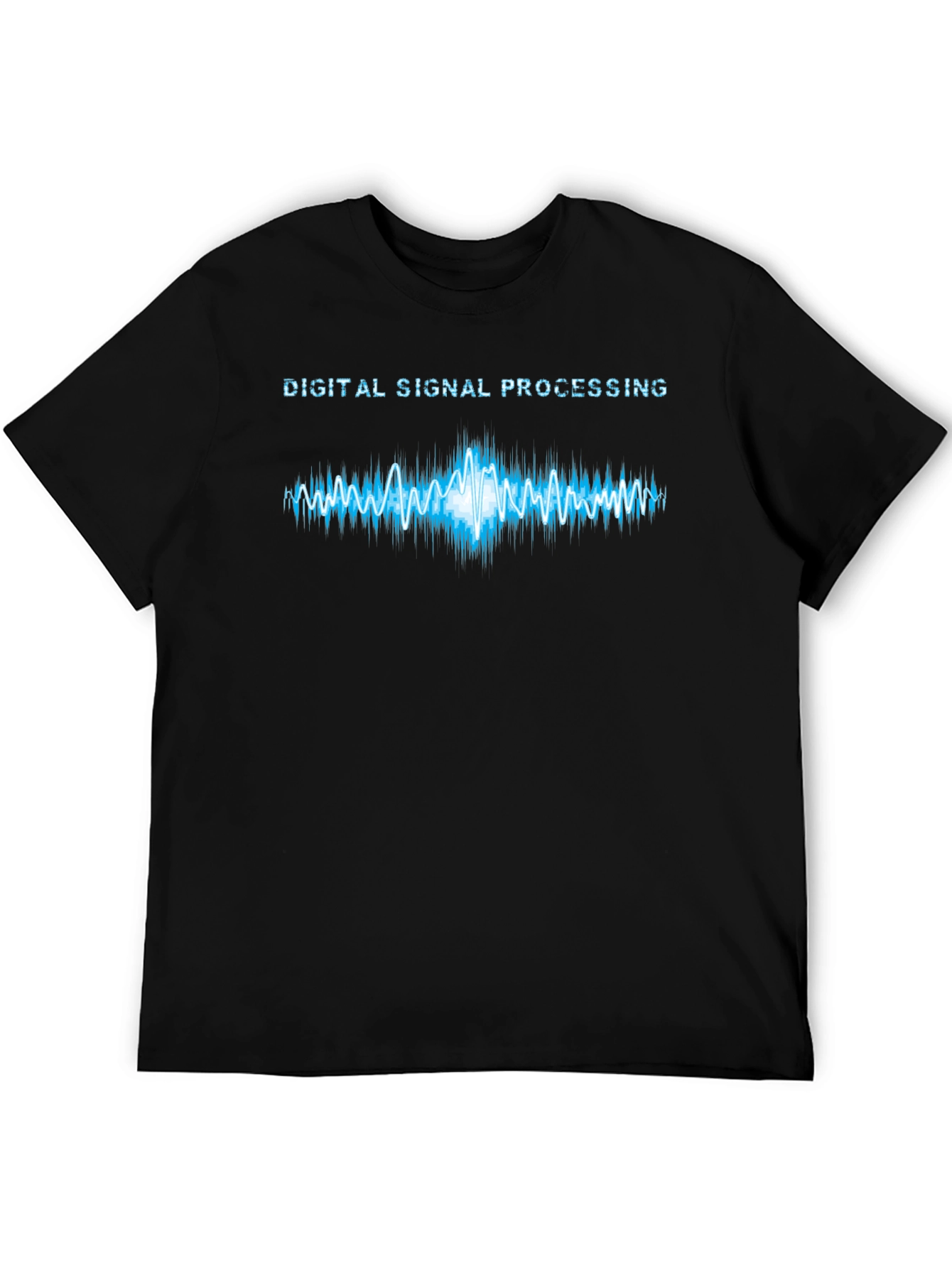 Black Digital Signal Processing Black T-Shirt view 5