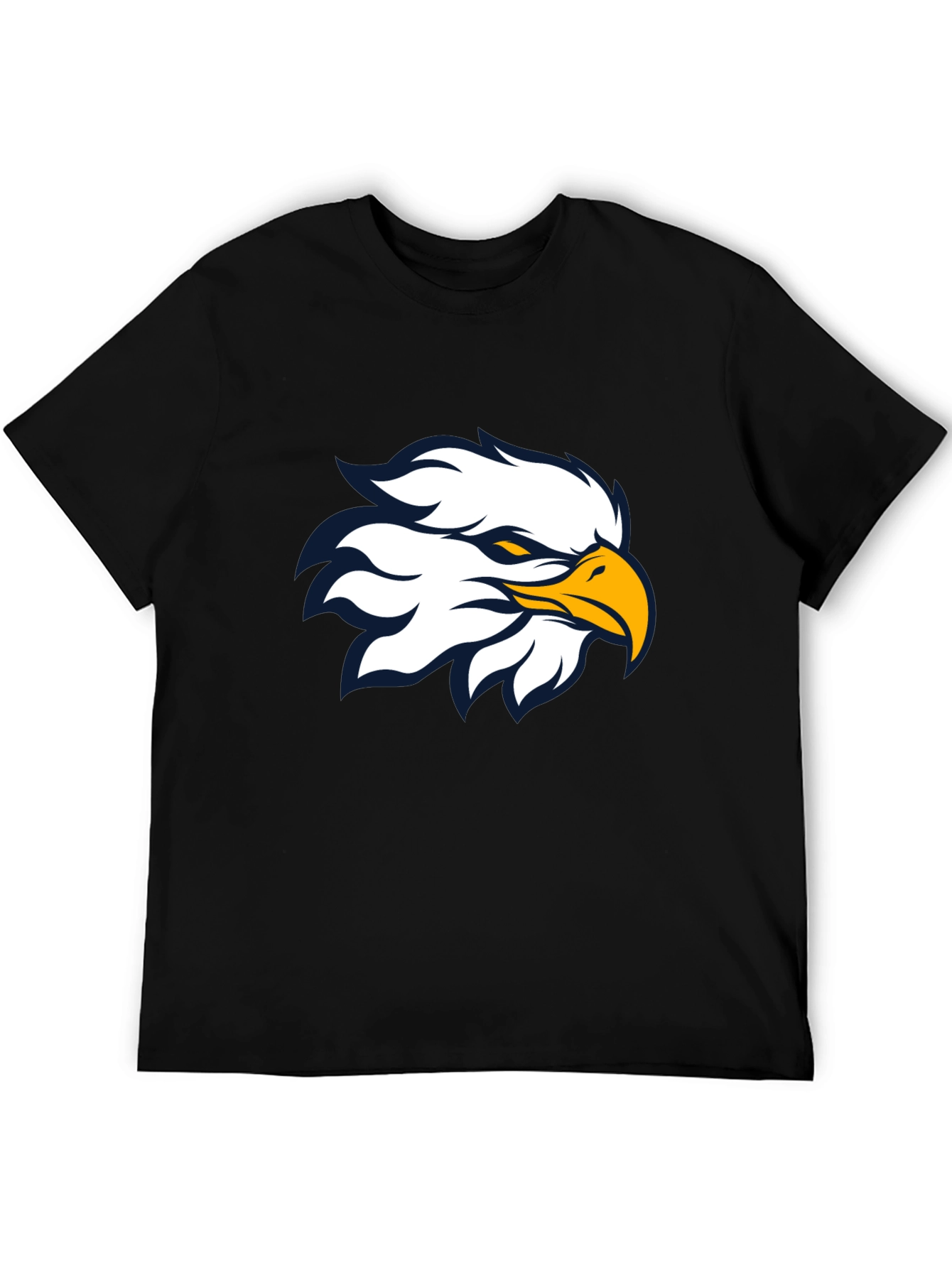Black Eagle Graphic Black T-Shirt view 5