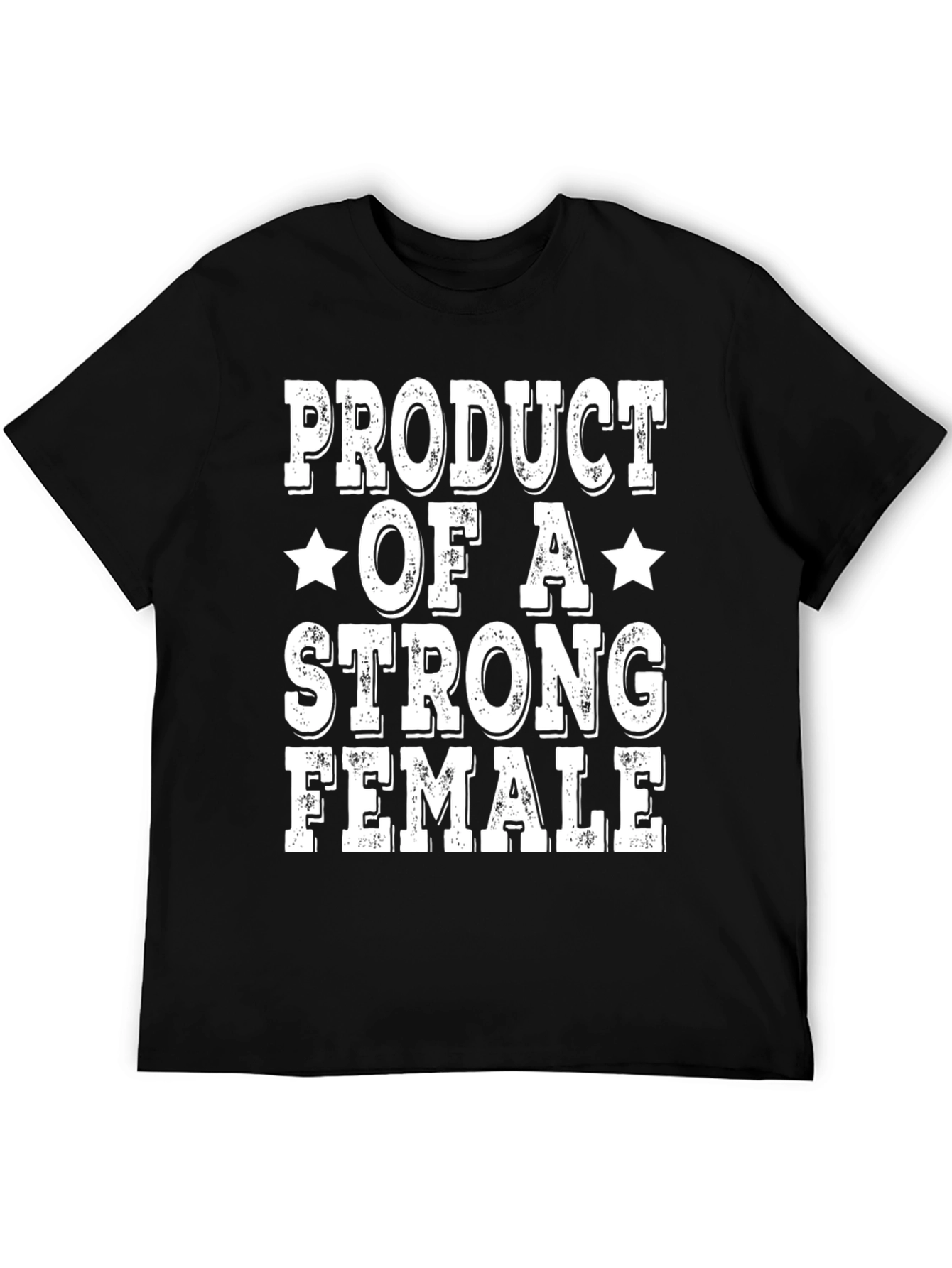 Black Strong Female T-Shirt view 5