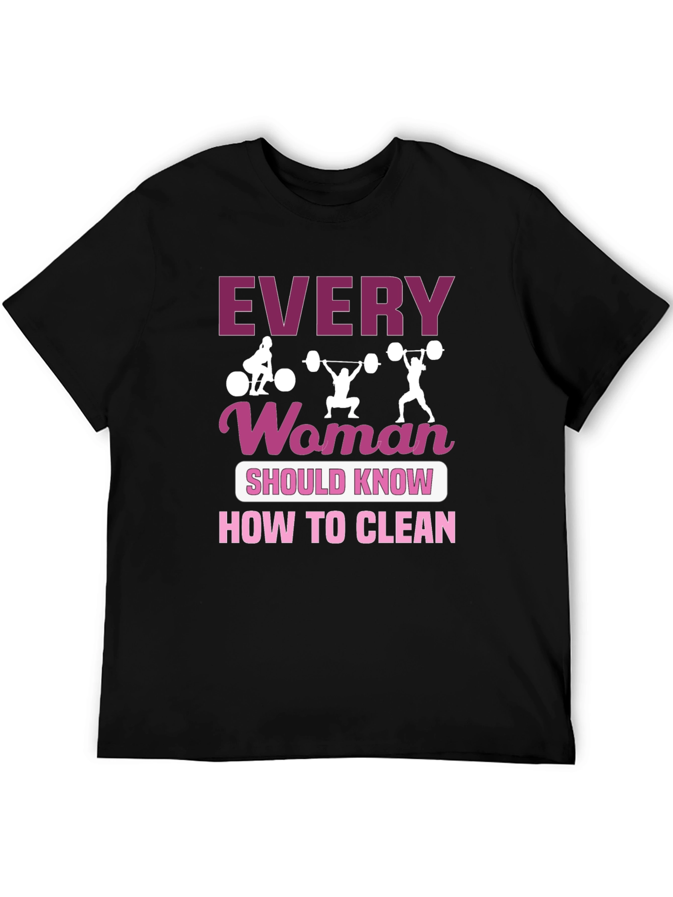 Black Every Woman Should Know How to Clean T-Shirt view 5