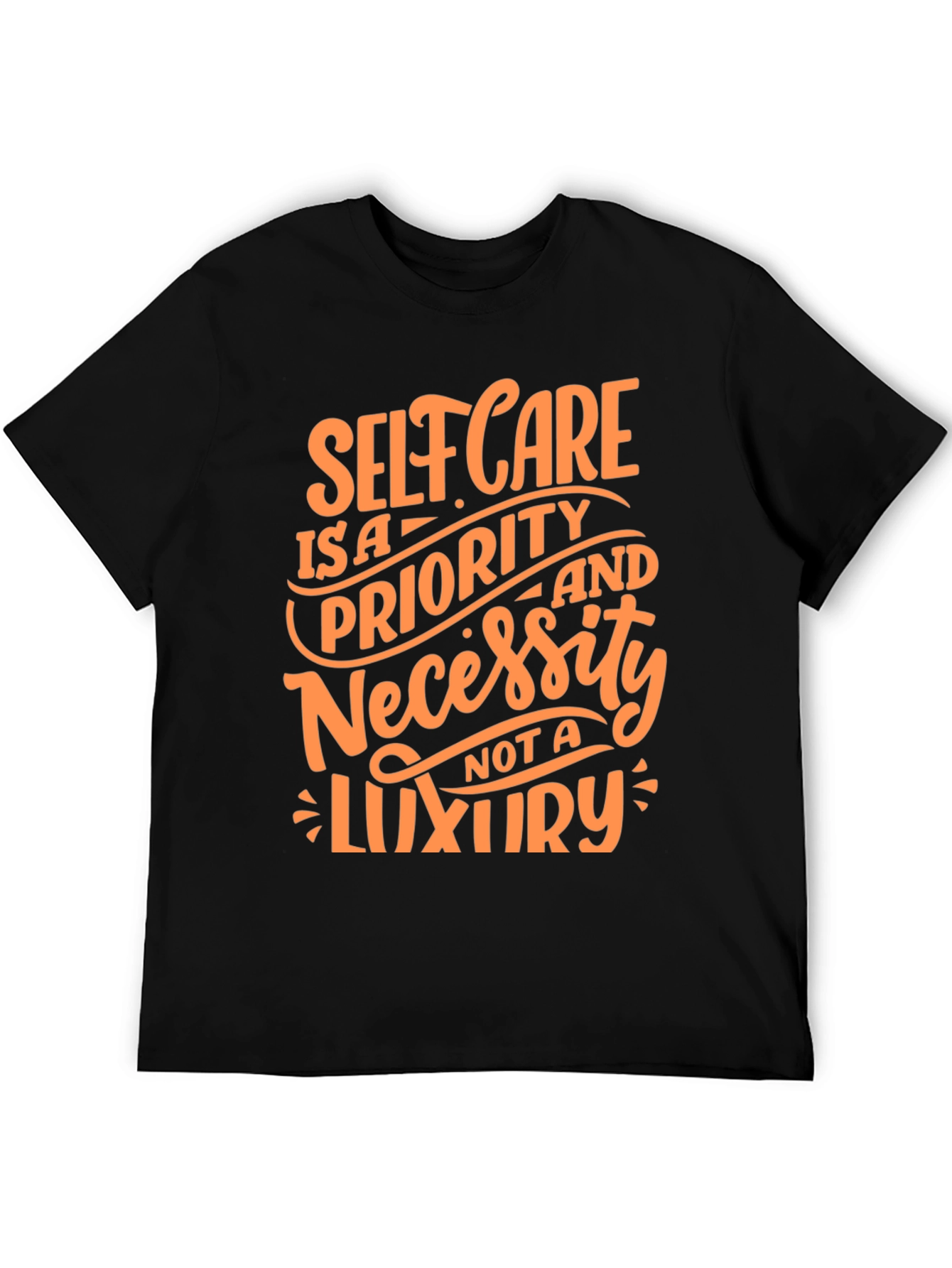 Black Self Care is a Priority T-Shirt view 5