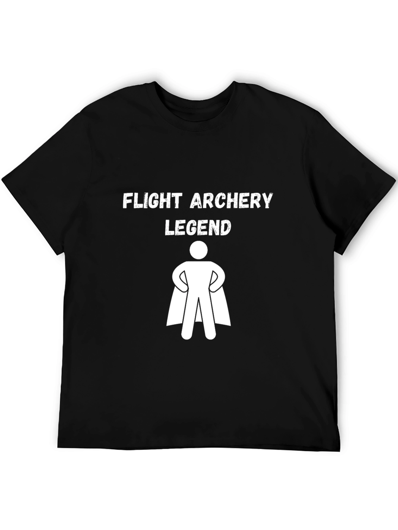 Black Flight Archery Legend T-Shirt: Black Cotton Tee view 5