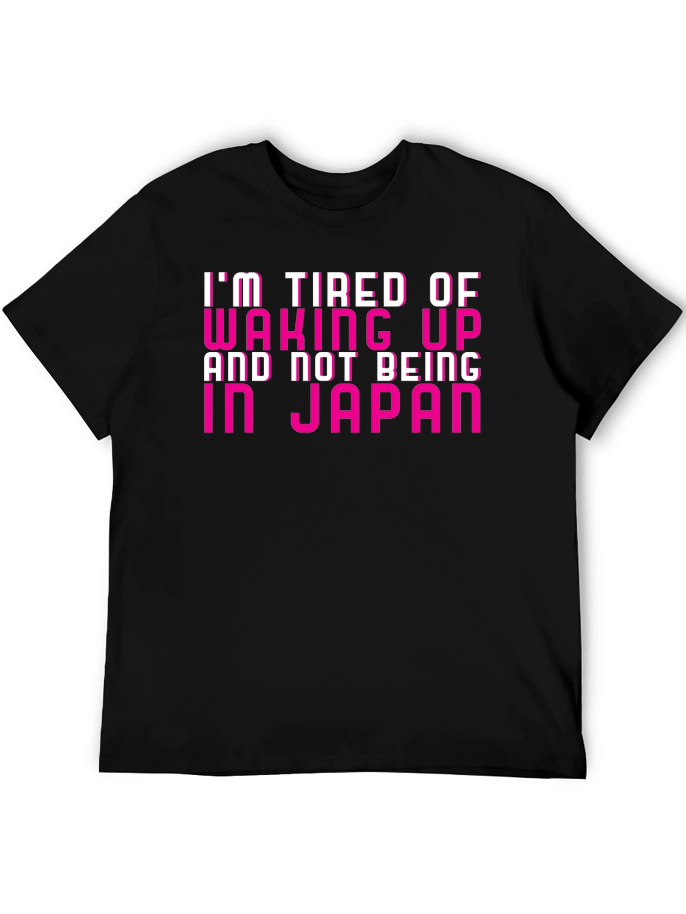 Black Funny Japan Craving T-Shirt view 5