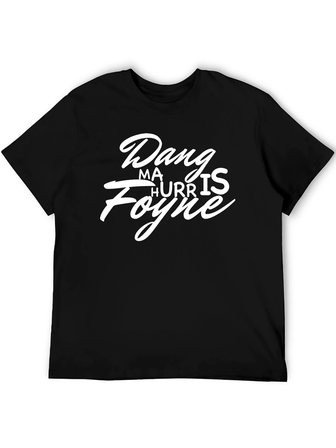 Black Dang Ma Hurris Foyne Tee view 5