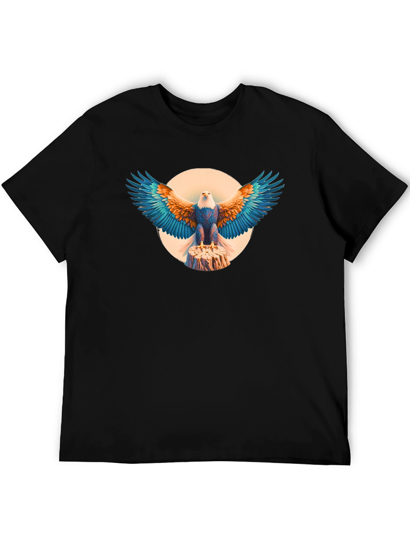 Black Eagle Graphic Tee - Bold Design, Classic Fit view 5