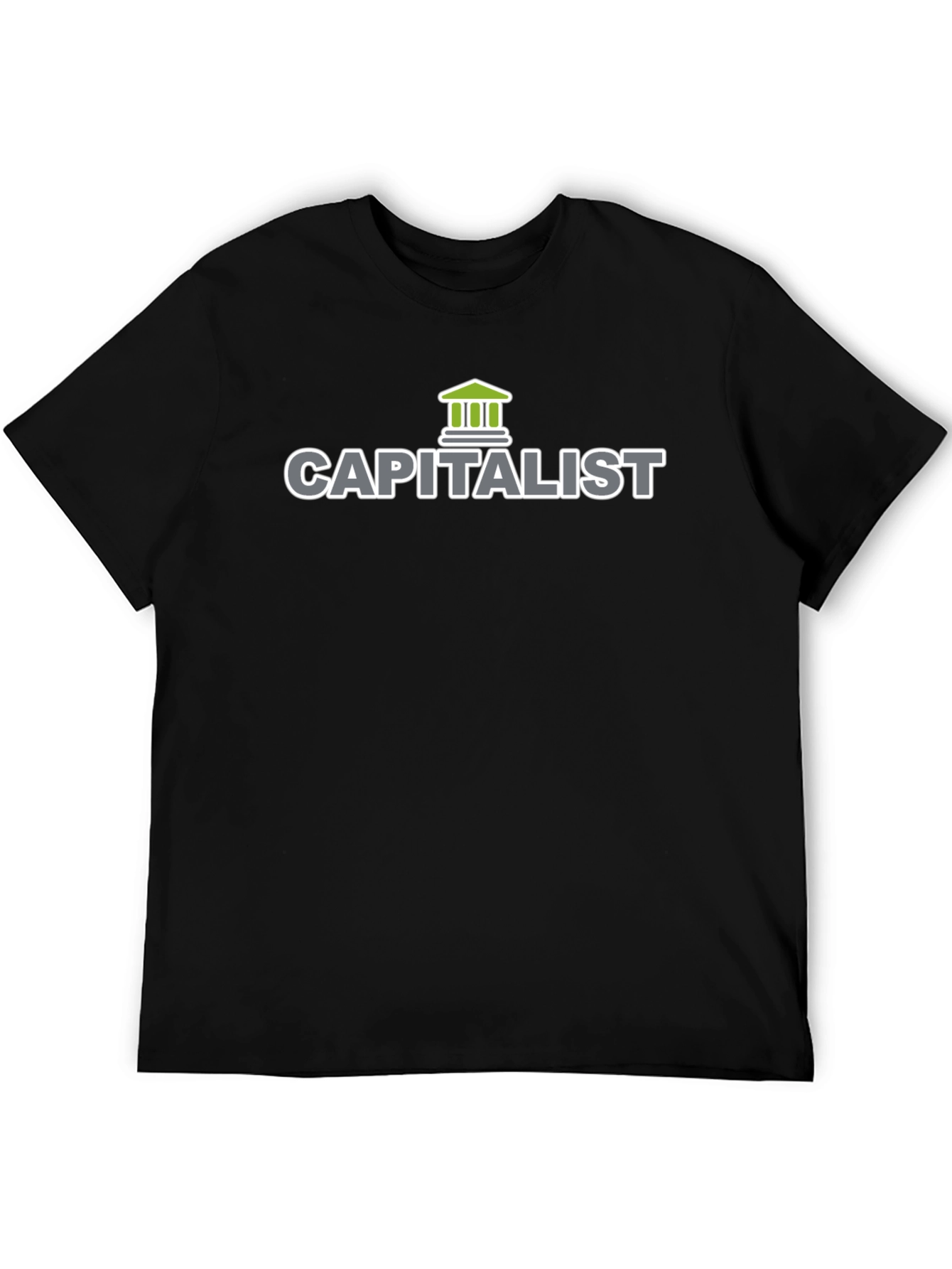 Black Capitalist T-Shirt - Mens Graphic Tee view 5