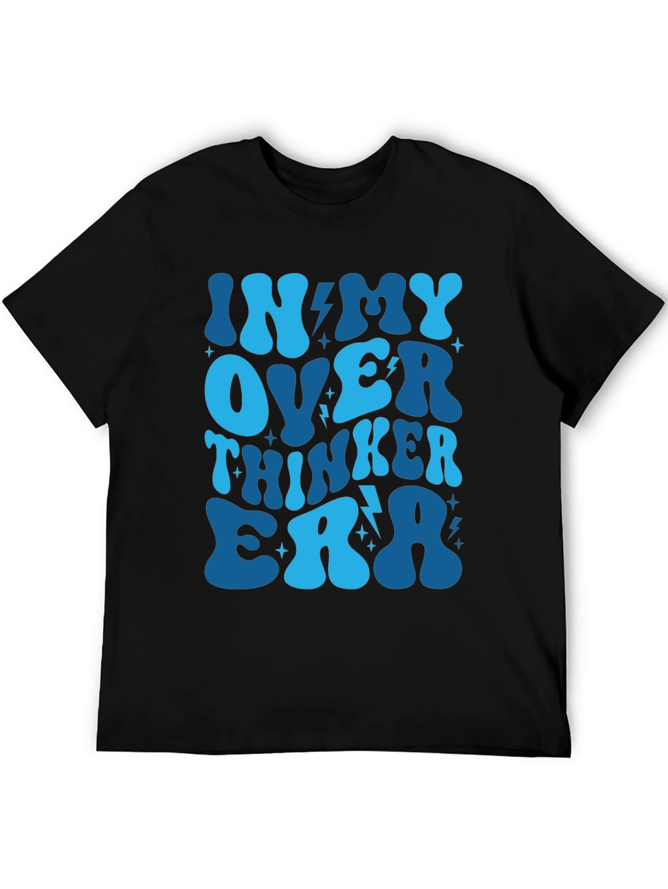 Black In My Overthinker Era Graphic Tee view 5