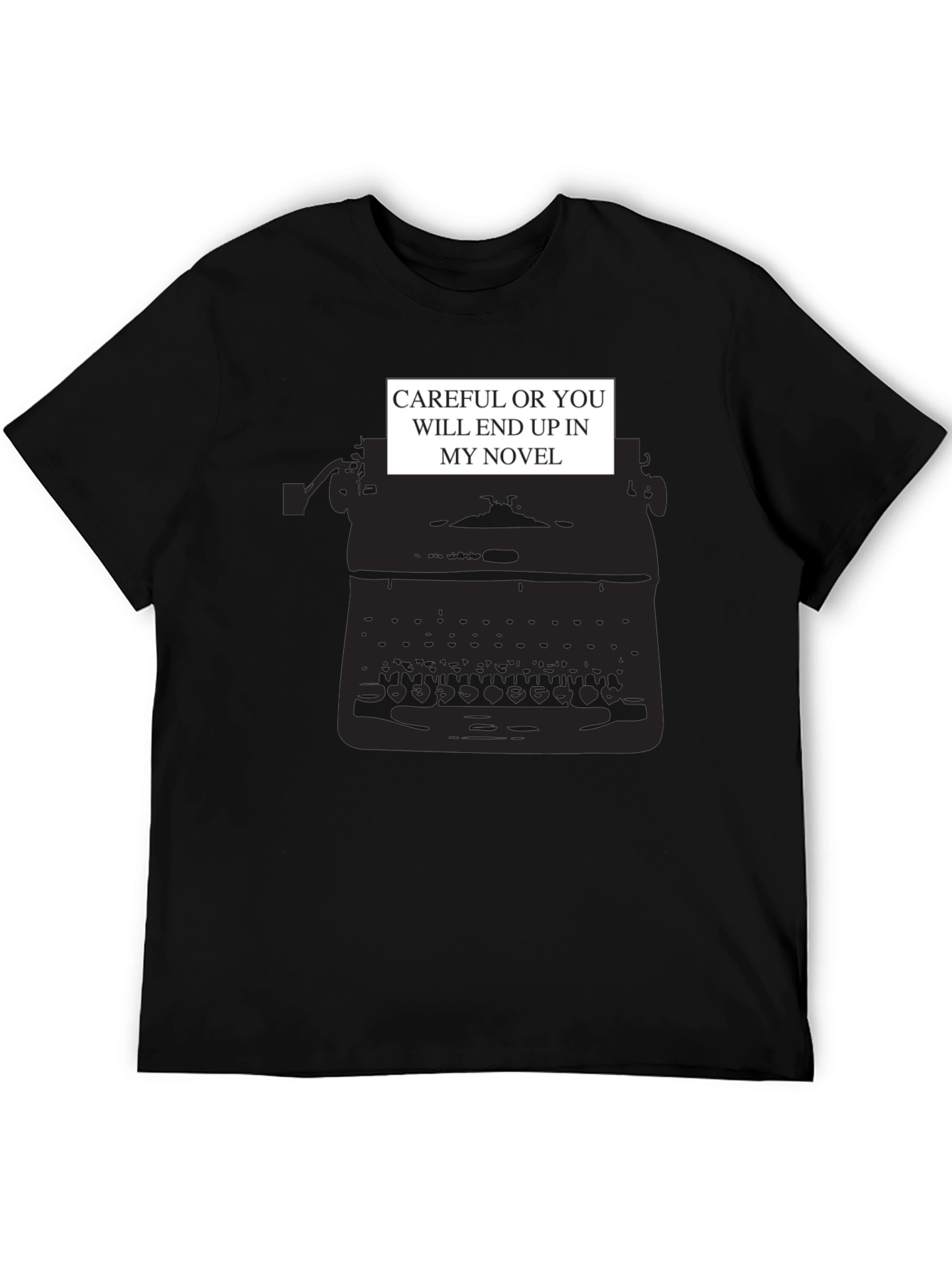 Black Writer's Threat T-Shirt view 5