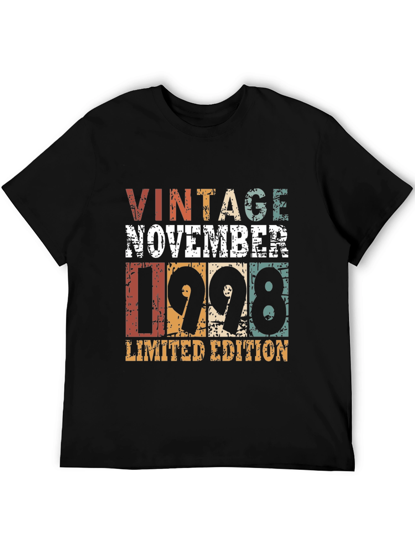 Black Vintage November 1998 Limited Edition T-Shirt view 5