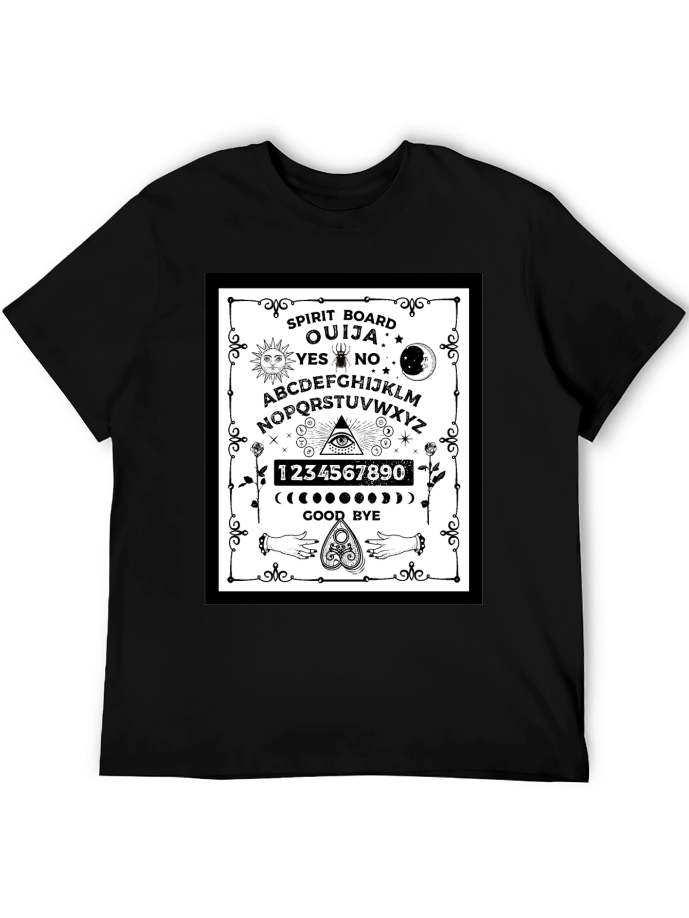 Ouija Spirit Board Graphic T-Shirt - Gothic Style - 5