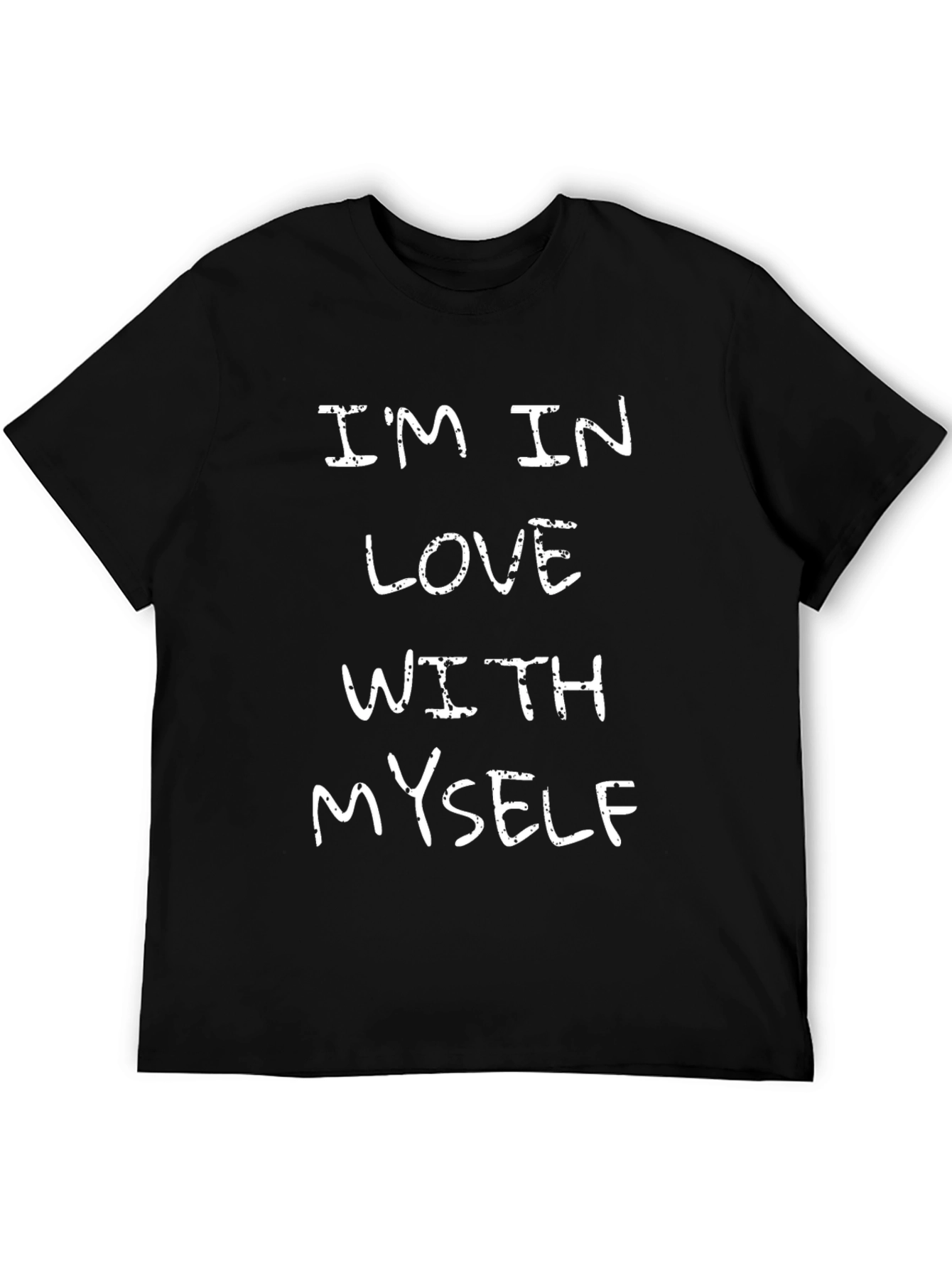 Black I'm In Love With Myself T-Shirt - Black view 5