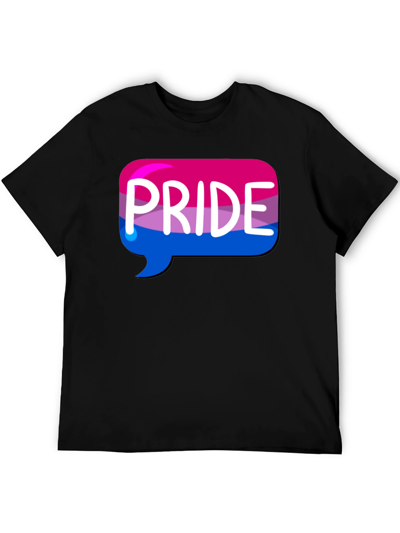 Black Bisexual Pride T-Shirt - Black Pride Tee view 5
