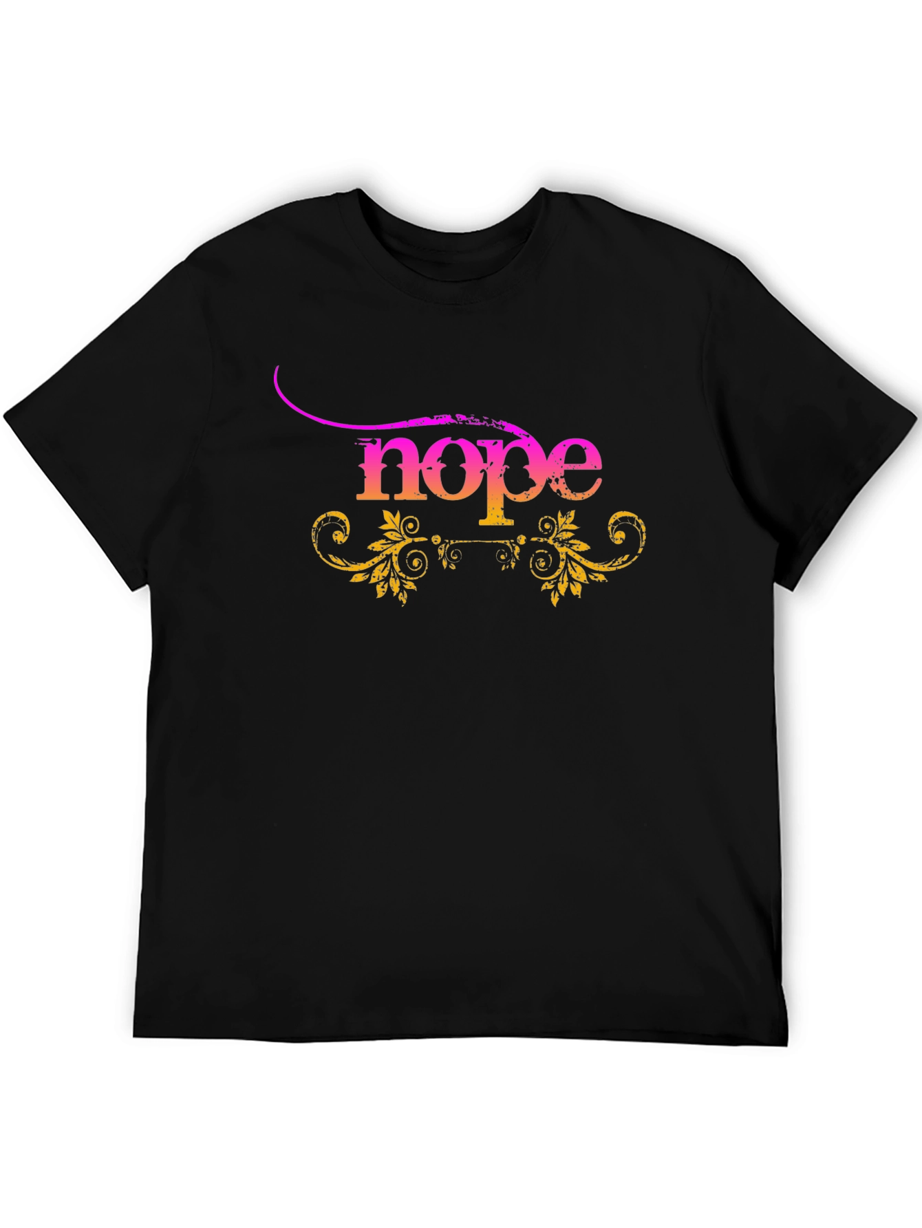 Black Nope Graphic T-Shirt - Stylish and Comfortable view 5