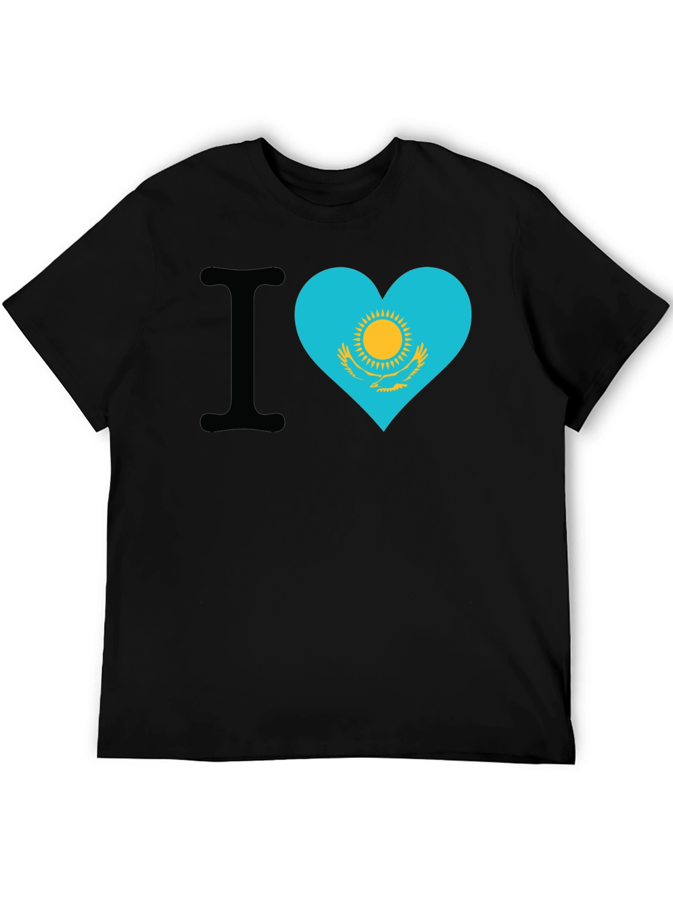 I Heart Kazakhstan Flag T-Shirt - 5