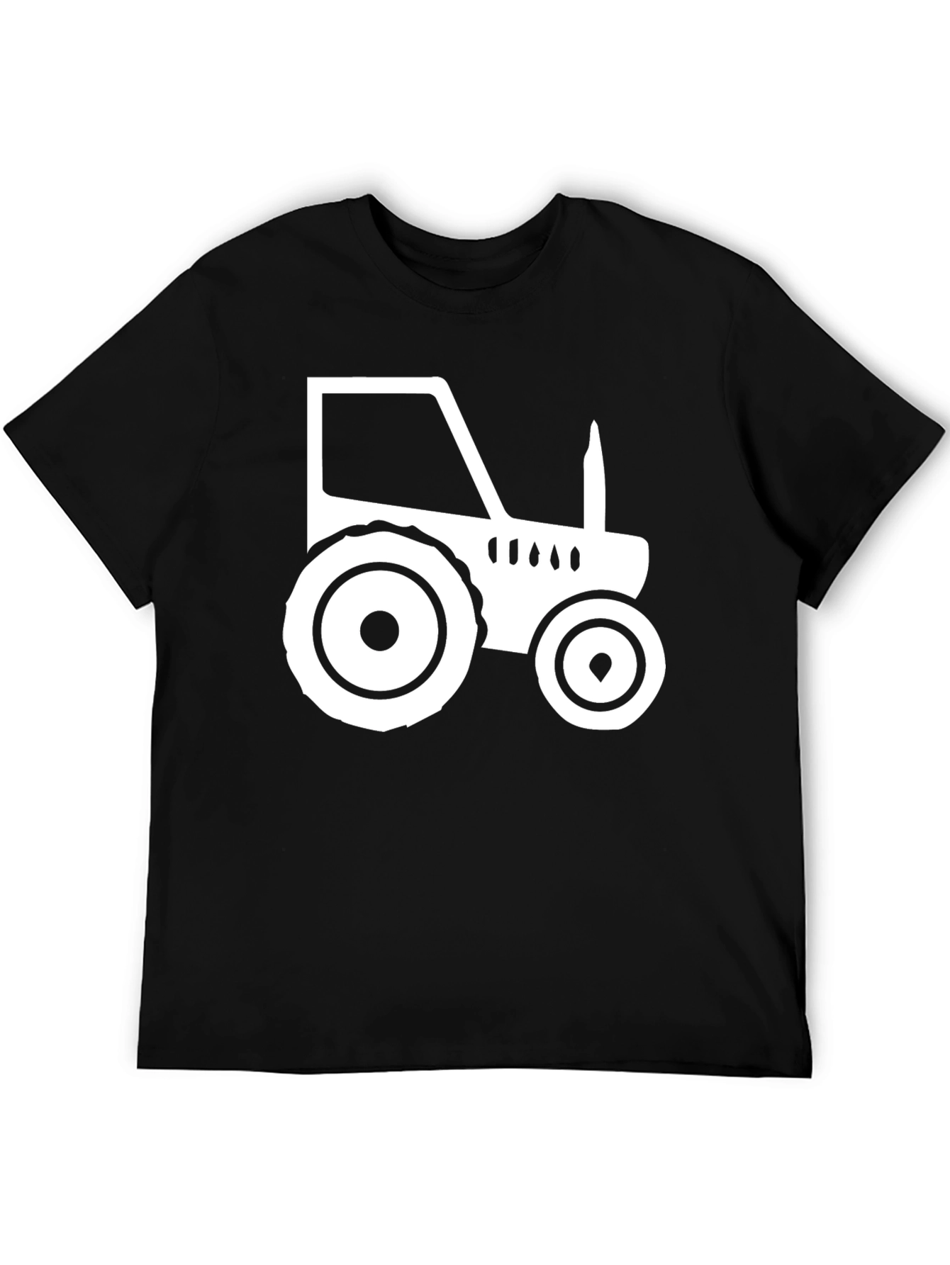 Black Tractor Graphic Tee - Farm Life Shirt view 5