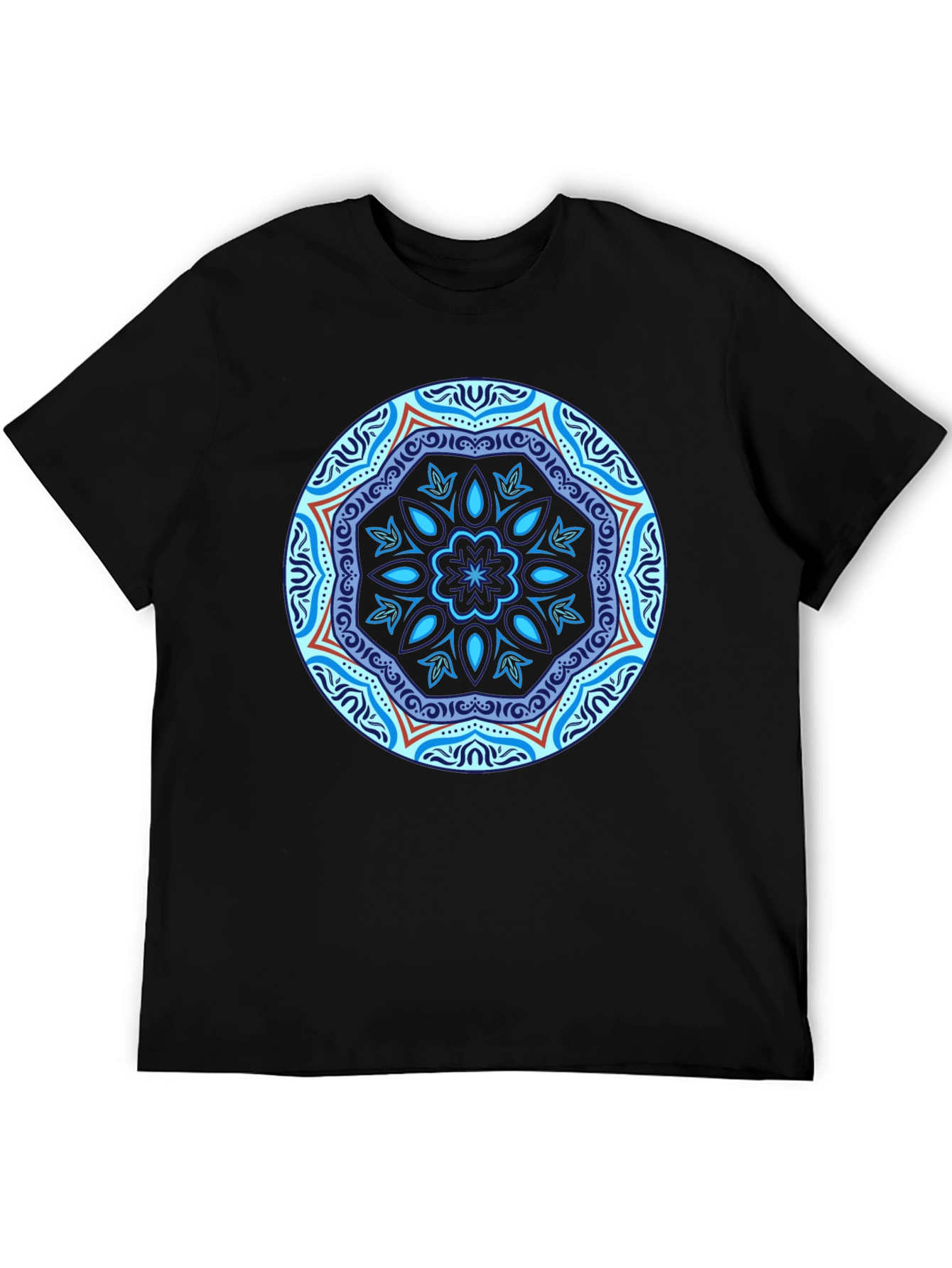 Black Mandala Graphic Tee - Stylish & Unique Design view 5