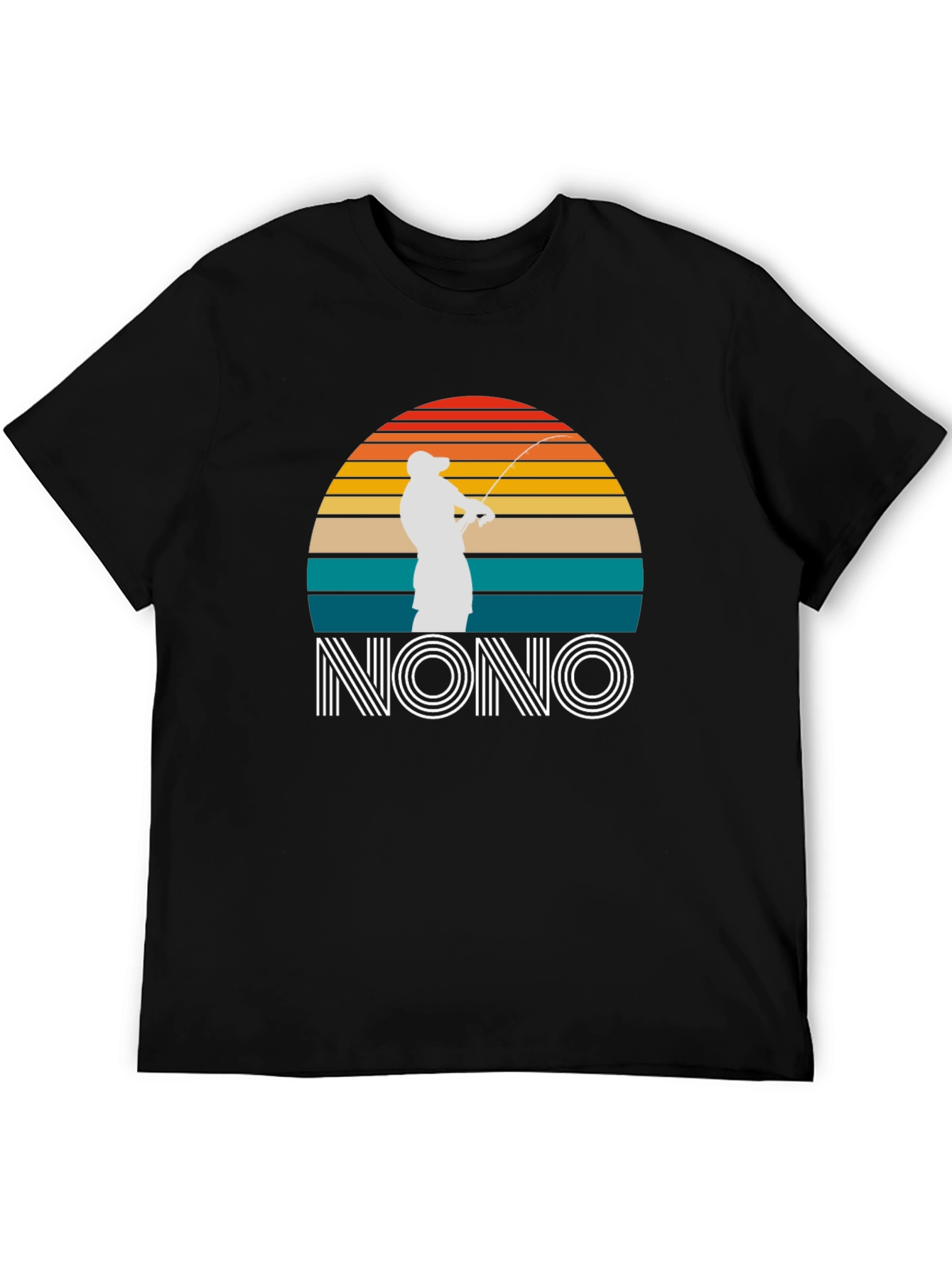 Retro Fishing T-Shirt - Nono Gift Idea - 5