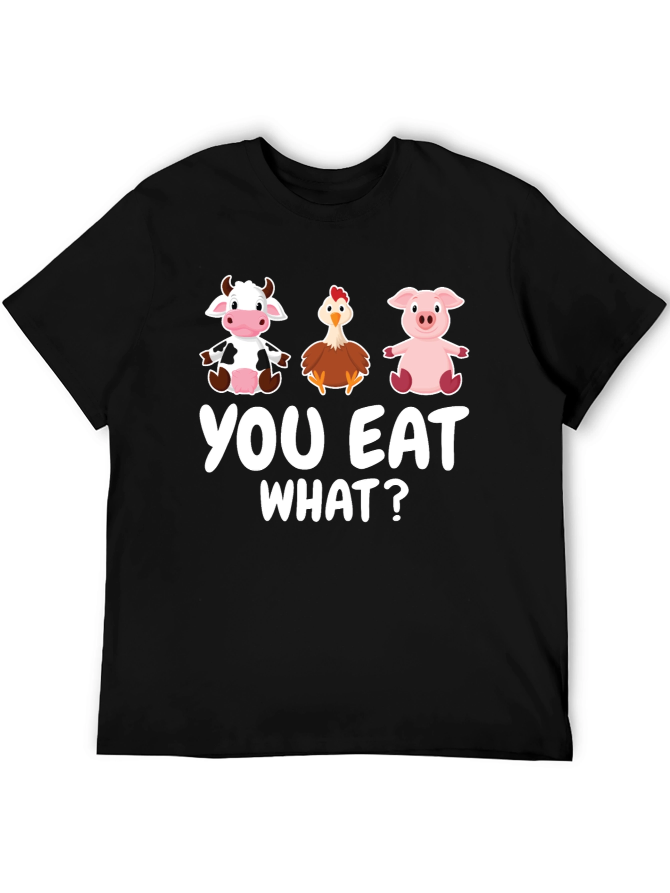 Black You Eat What? Graphic T-Shirt view 5