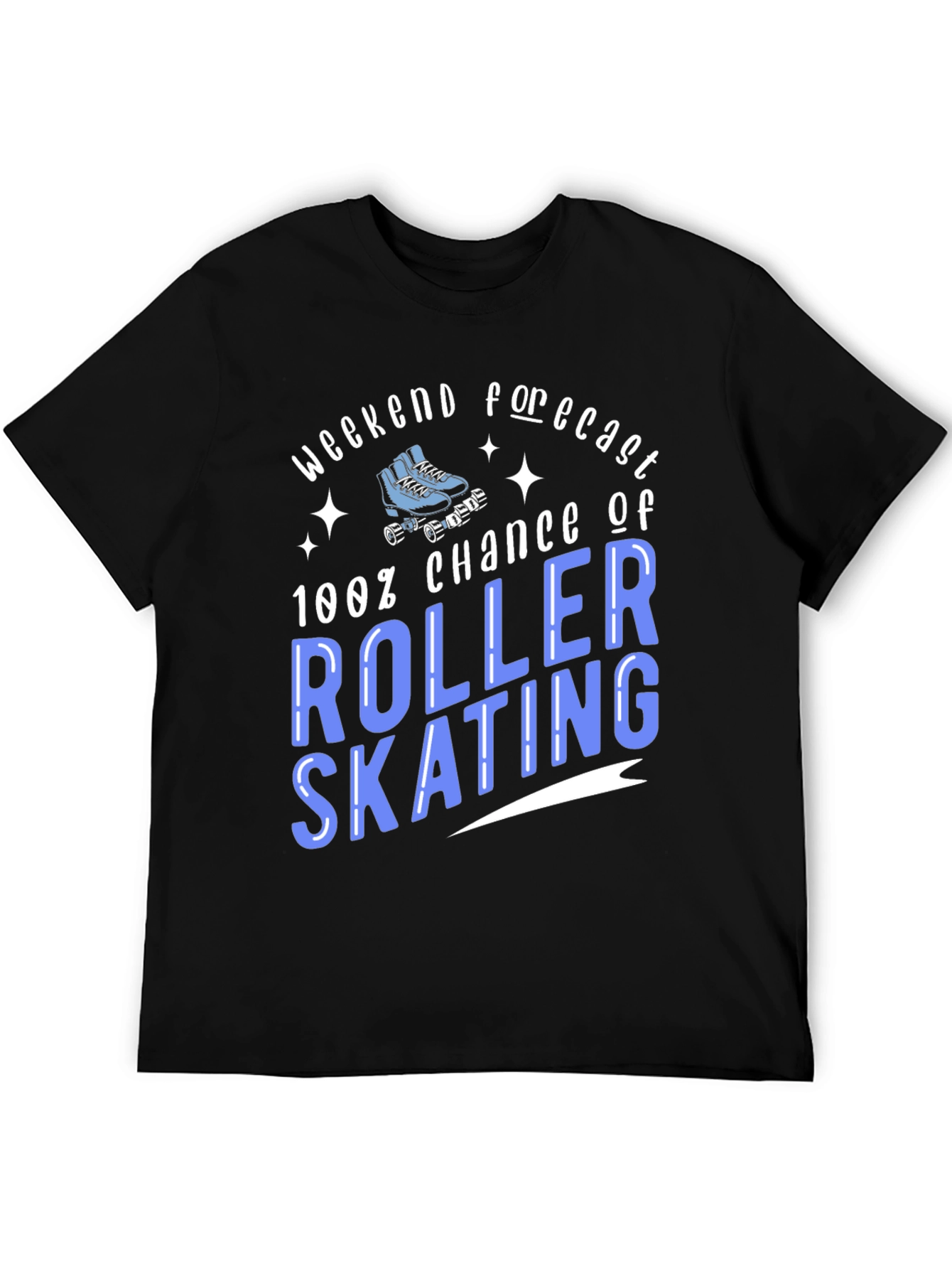 Roller Skating Weekend Forecast T-Shirt - 5