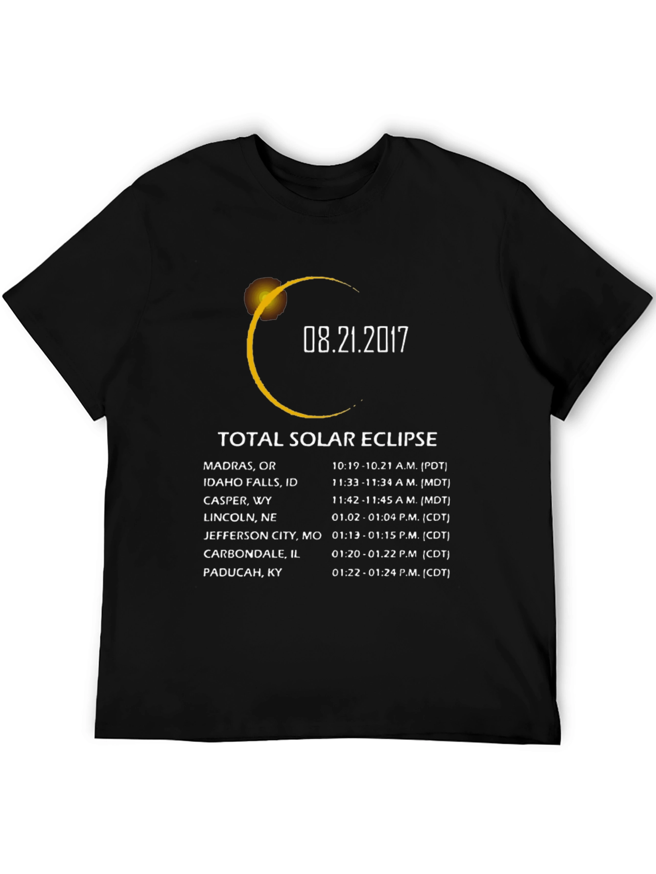 Total Solar Eclipse 2017 Graphic T-Shirt - 5