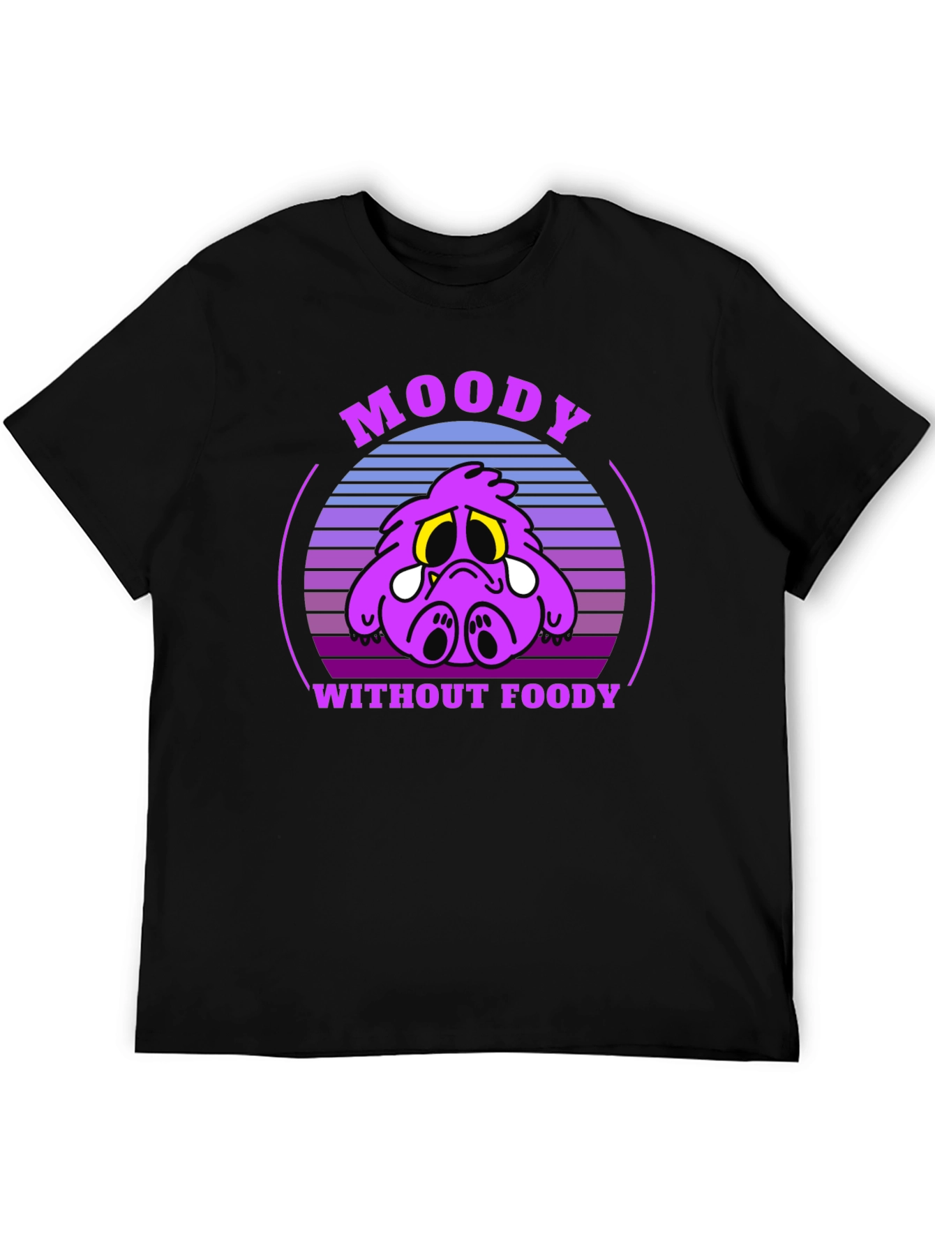 Black Moody Without Foody Graphic Tee view 5