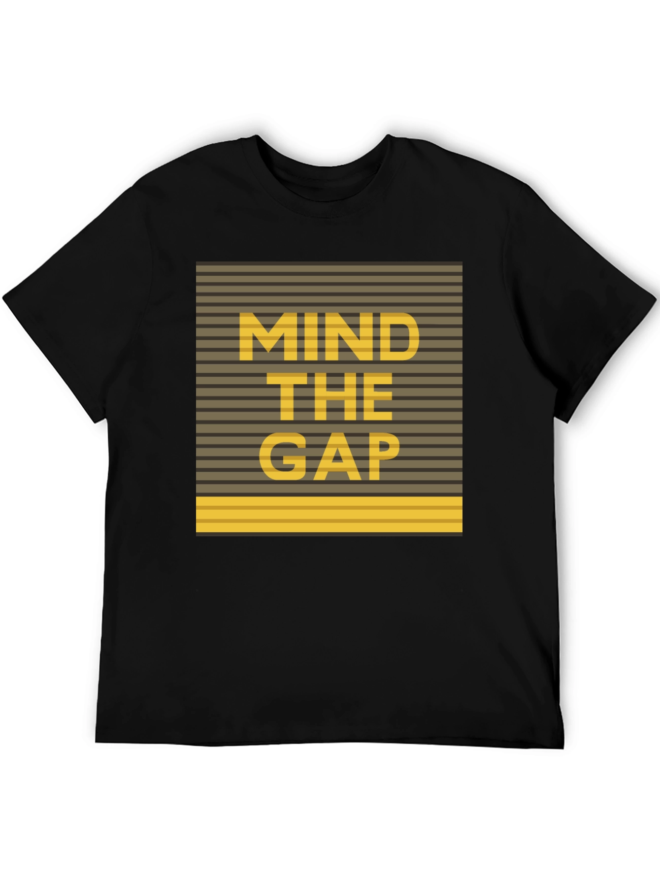 Black Mind The Gap Graphic Tee - Black view 5