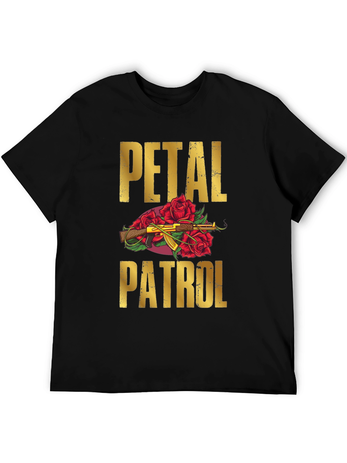 Black Petal Patrol Graphic T-Shirt view 5