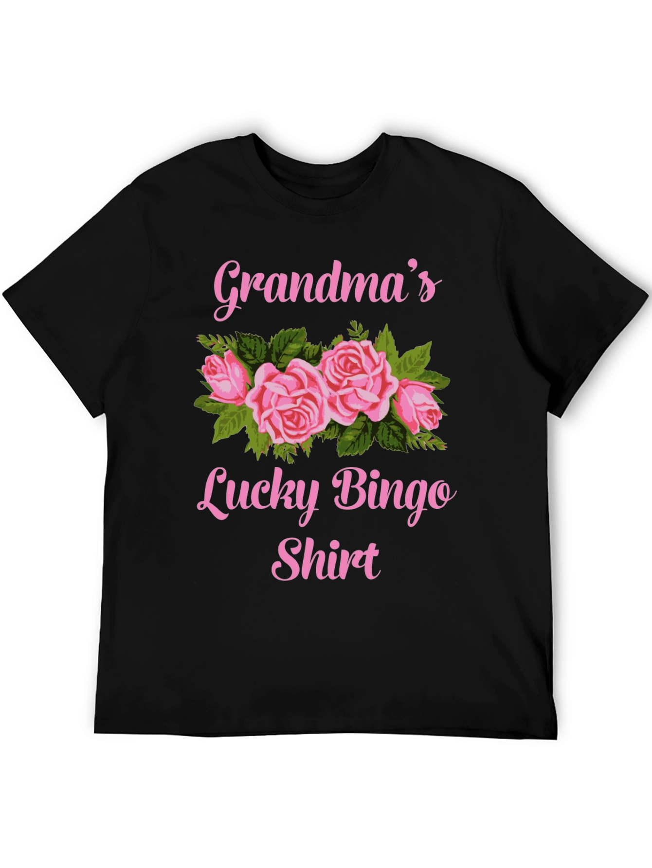 Grandma's Lucky Bingo Shirt - Floral Graphic Tee - 5