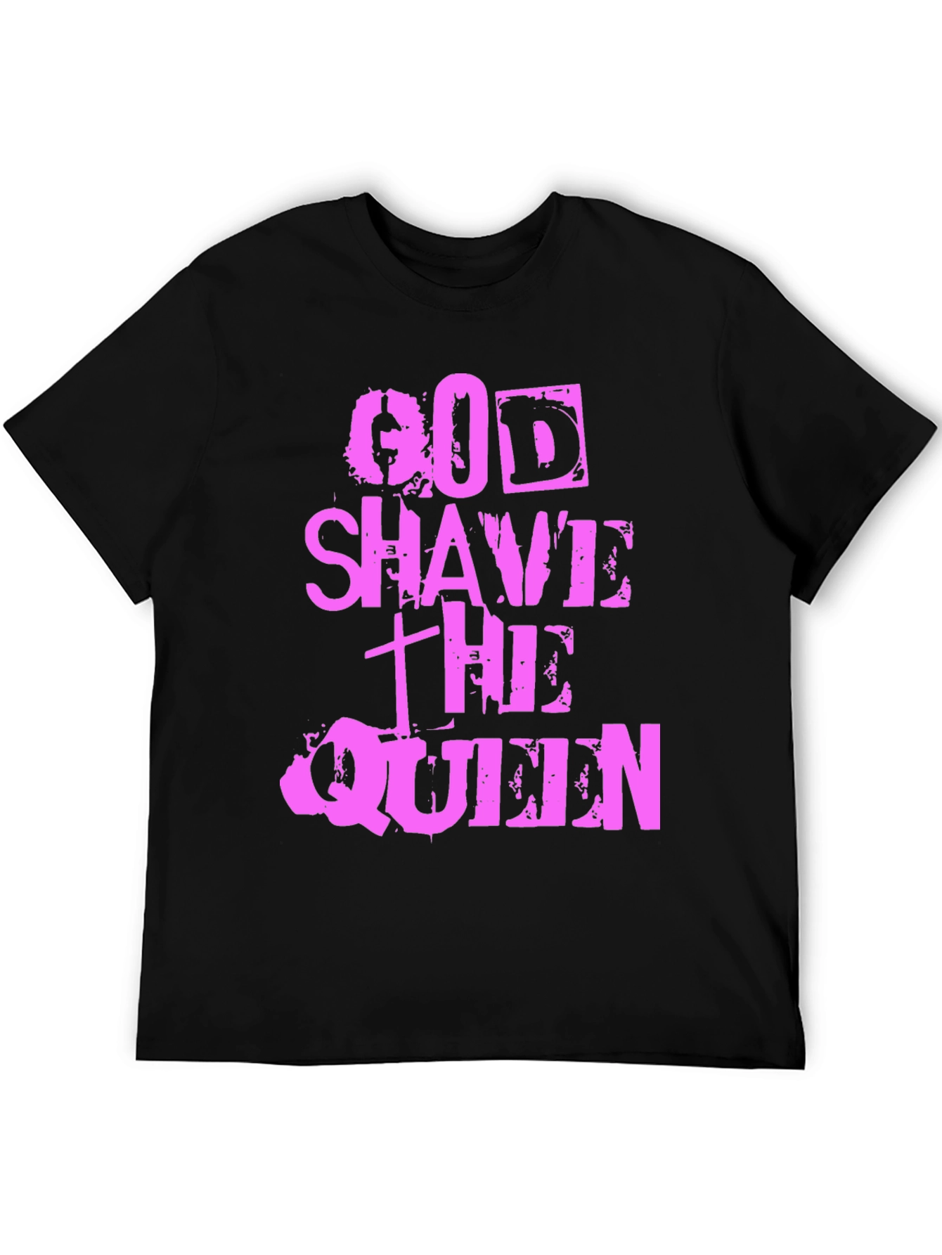Black God Shave the Queen Graphic Tee view 5