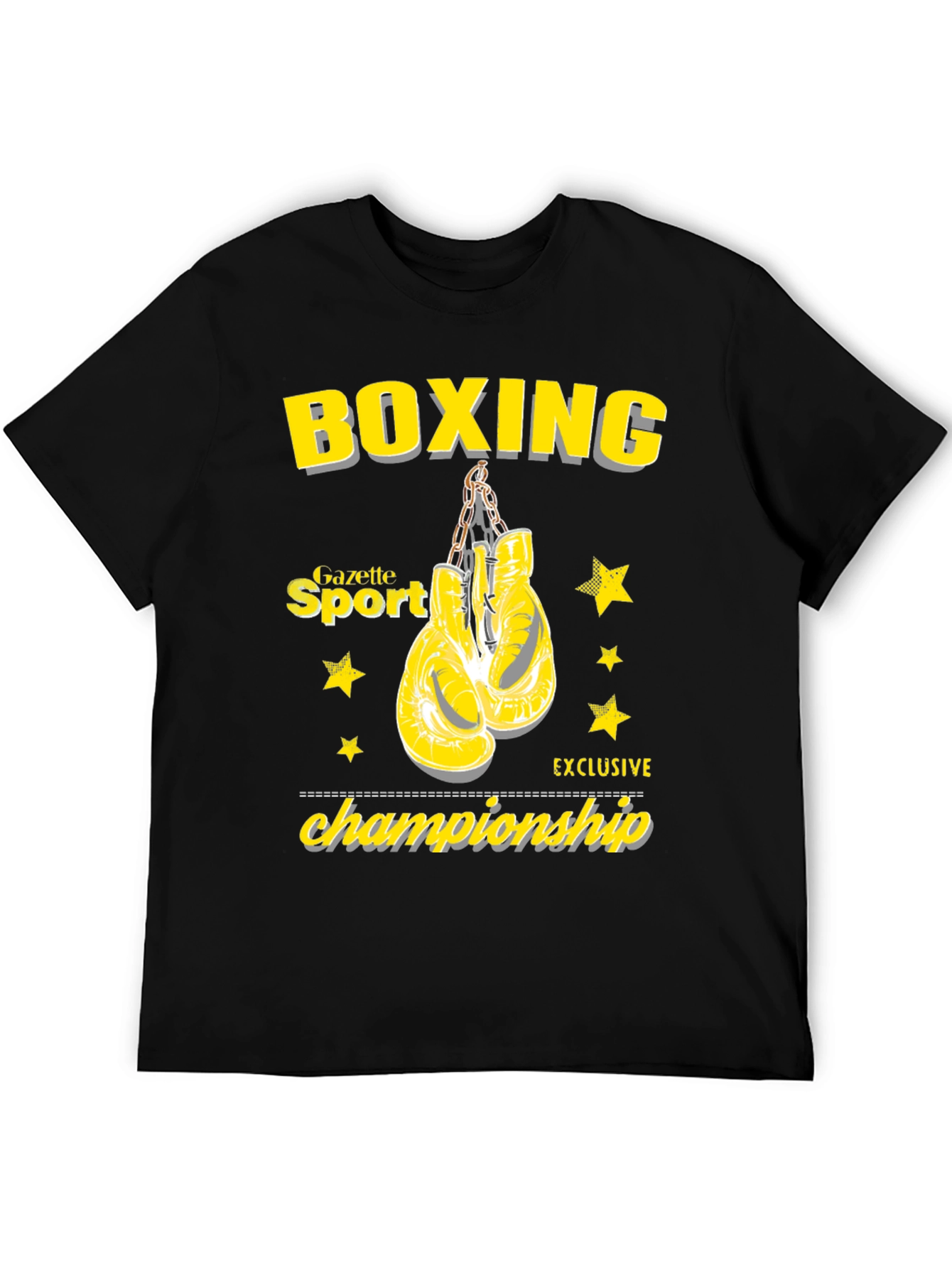 Black Boxing Championship Graphic Tee view 5