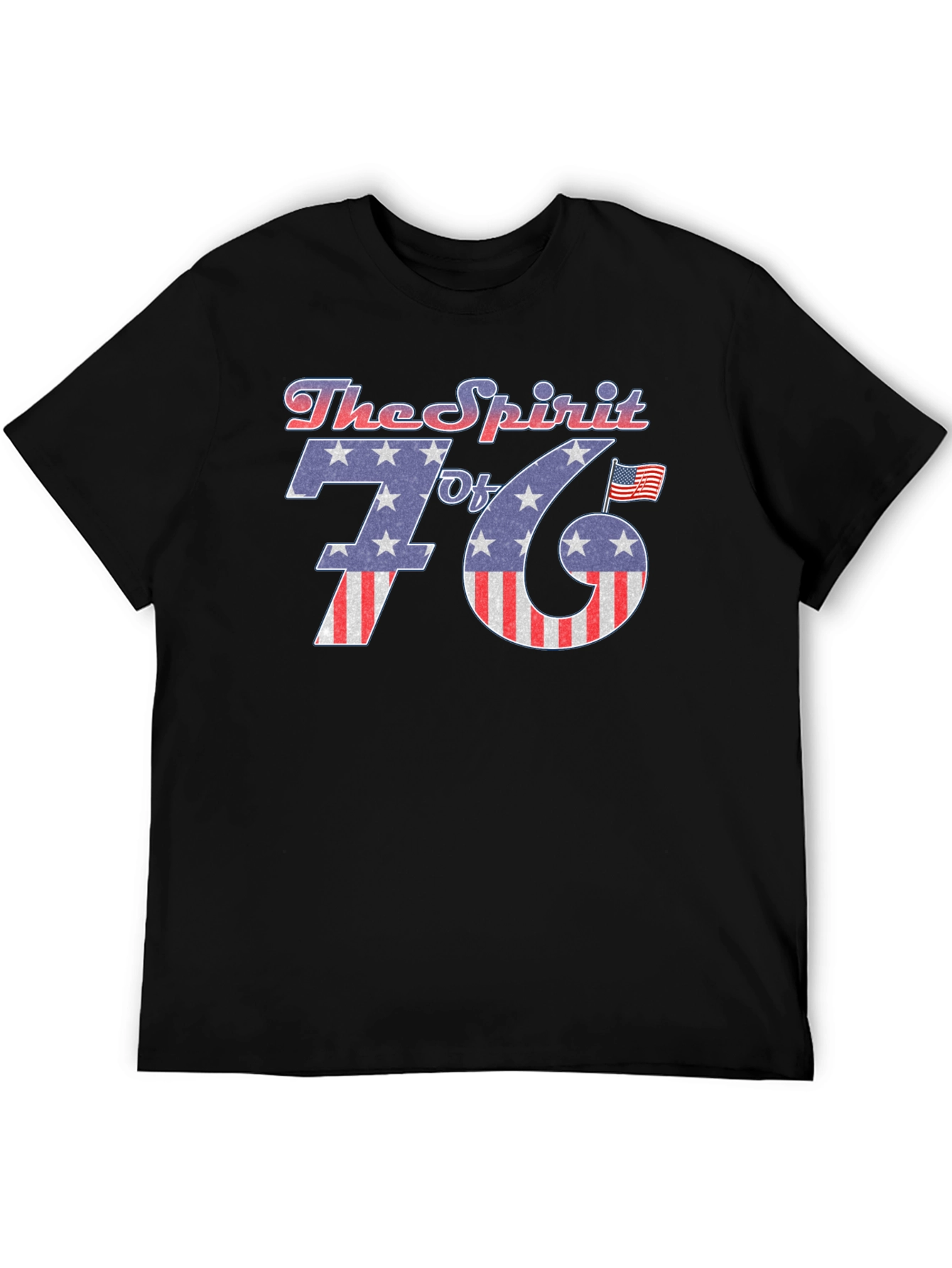 Black The Spirit of 76 Patriotic Graphic Tee view 5