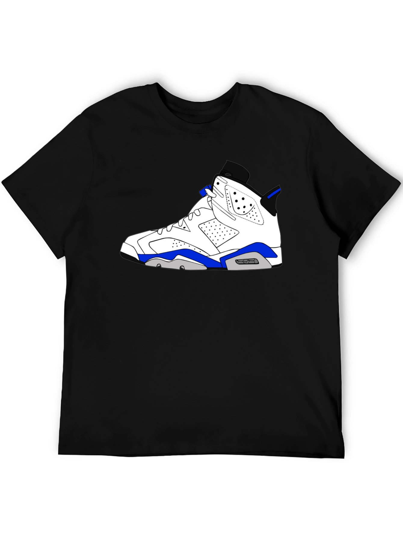 Black Sneaker Graphic T-Shirt - Black view 5