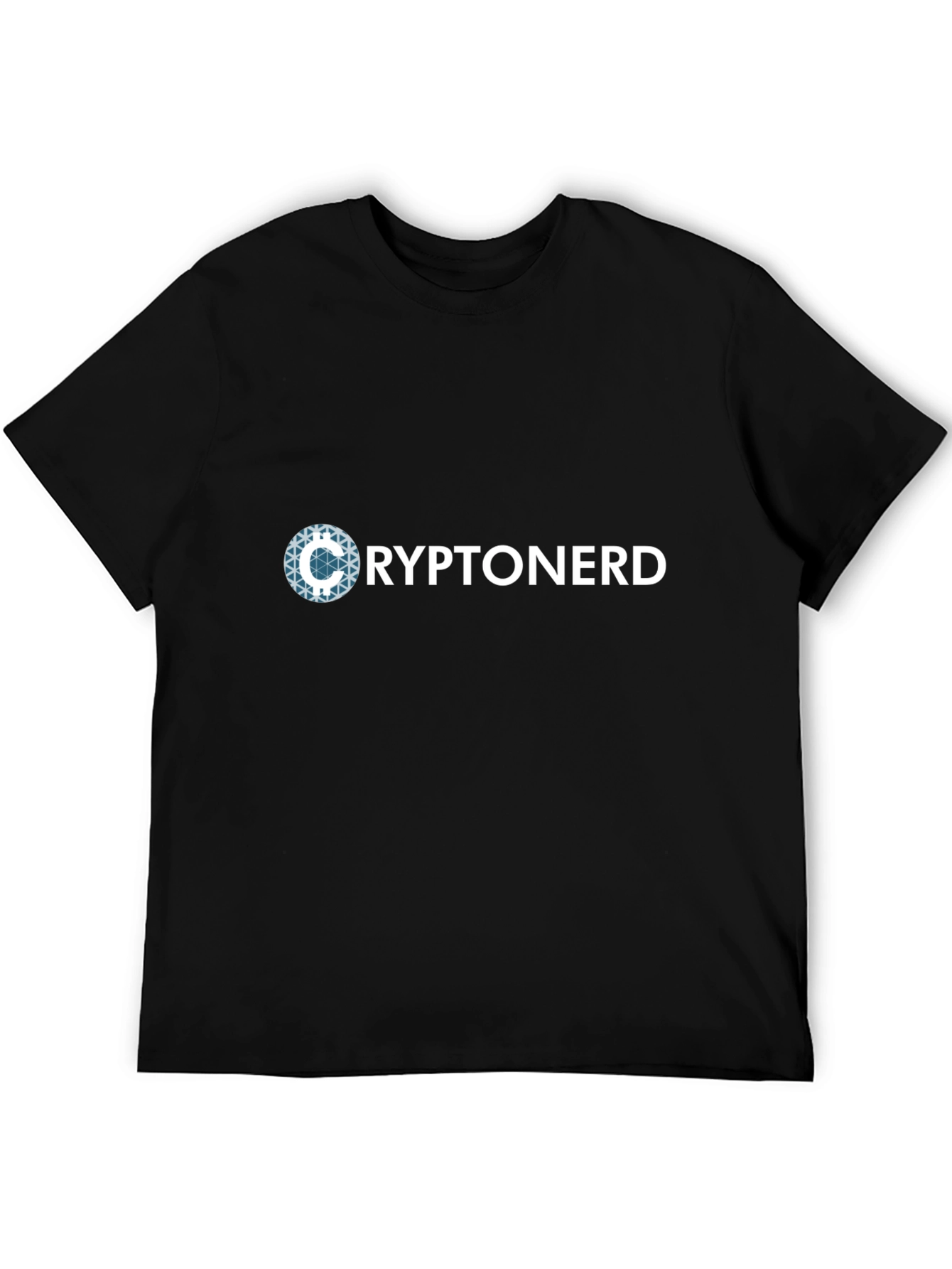 Black CryptoNerd Graphic Tee - Bitcoin Enthusiast T-Shirt view 5