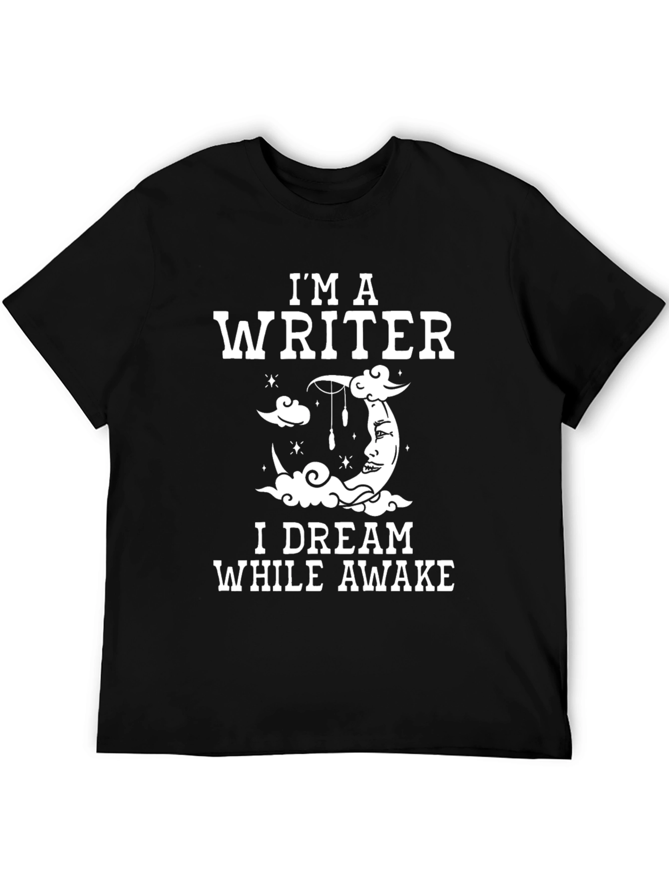 Black Writer Dreamer T-Shirt - I Dream While Awake view 5