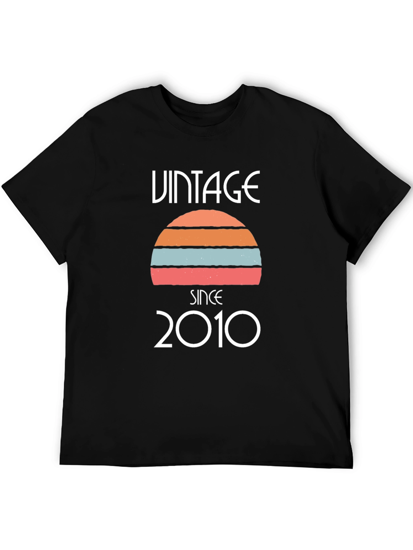 Black Vintage Since 2010 Graphic Tee view 5