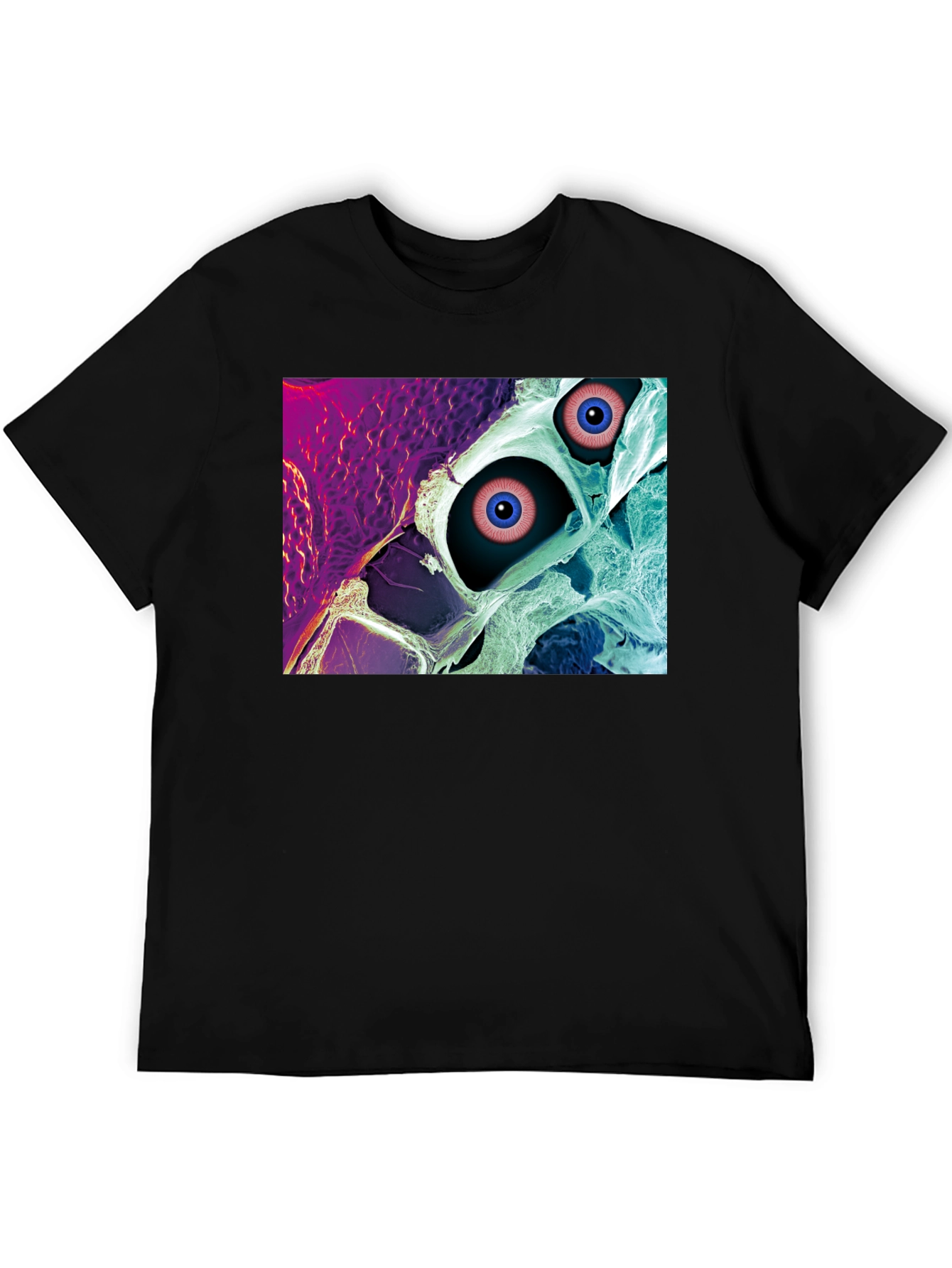 Black Eye See You Graphic T-Shirt - Unique Design view 5