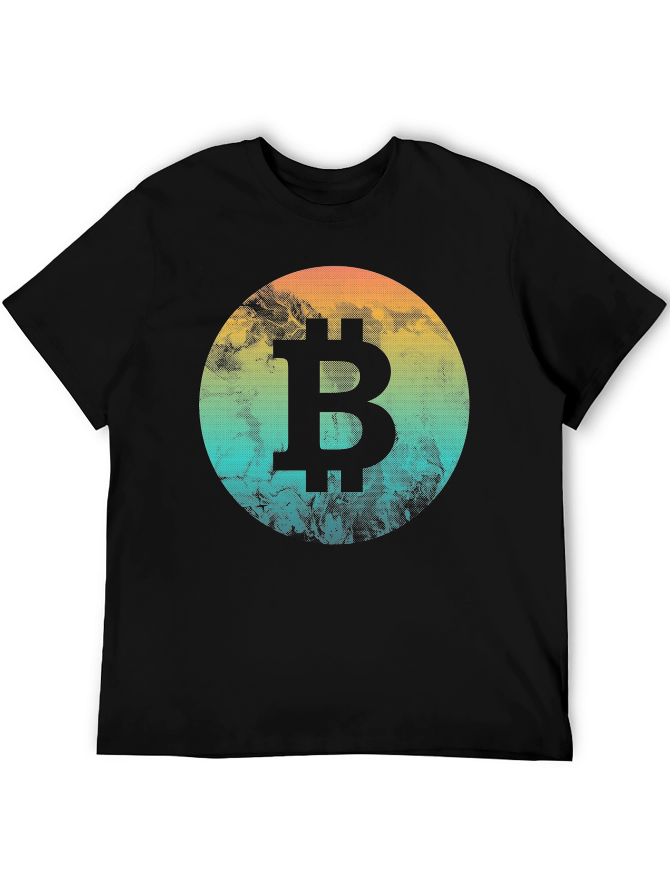 Black Bitcoin Graphic Tee - Crypto Enthusiast Shirt view 5