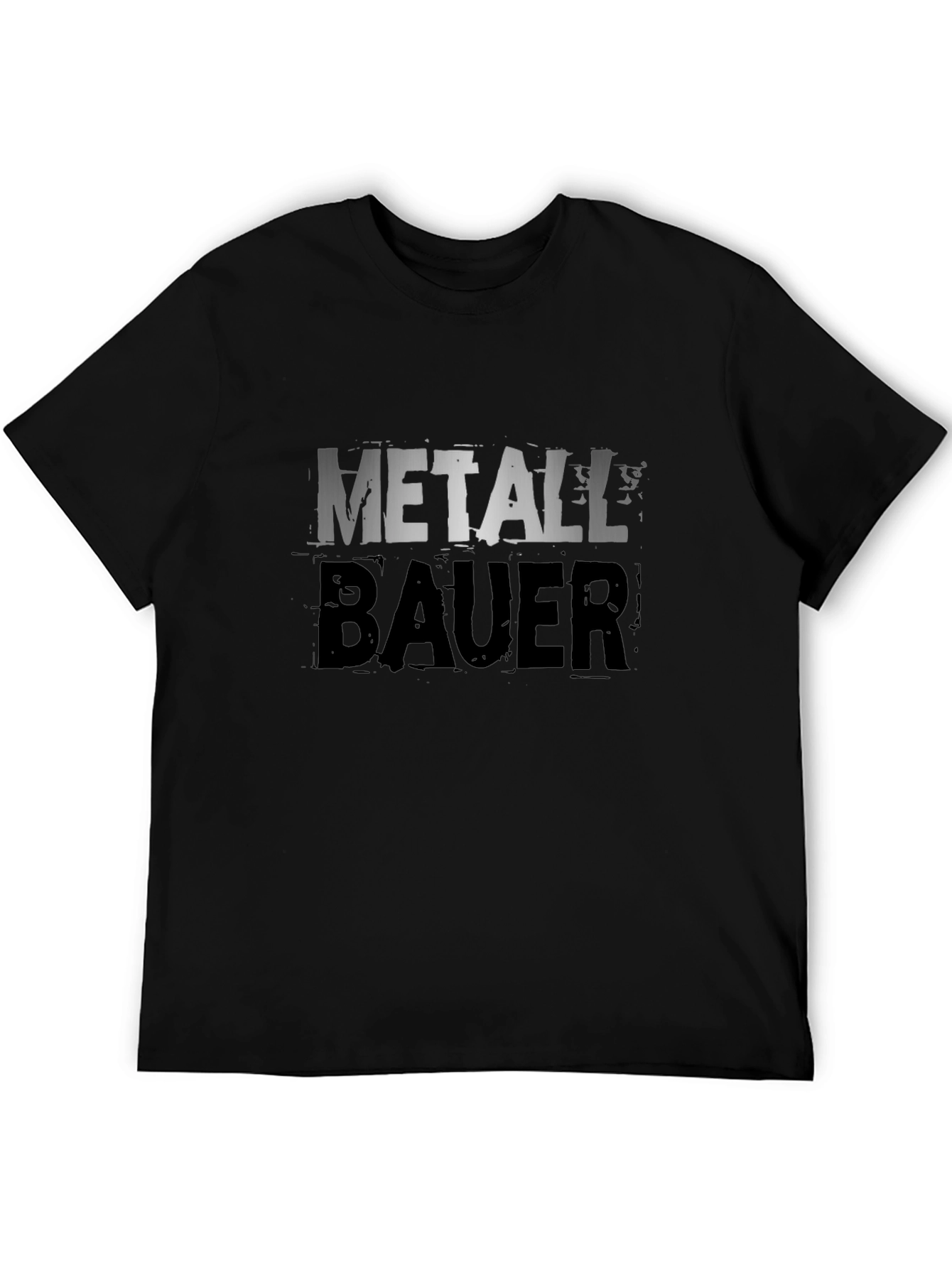 Black Metallbauer Black Graphic T-Shirt view 5