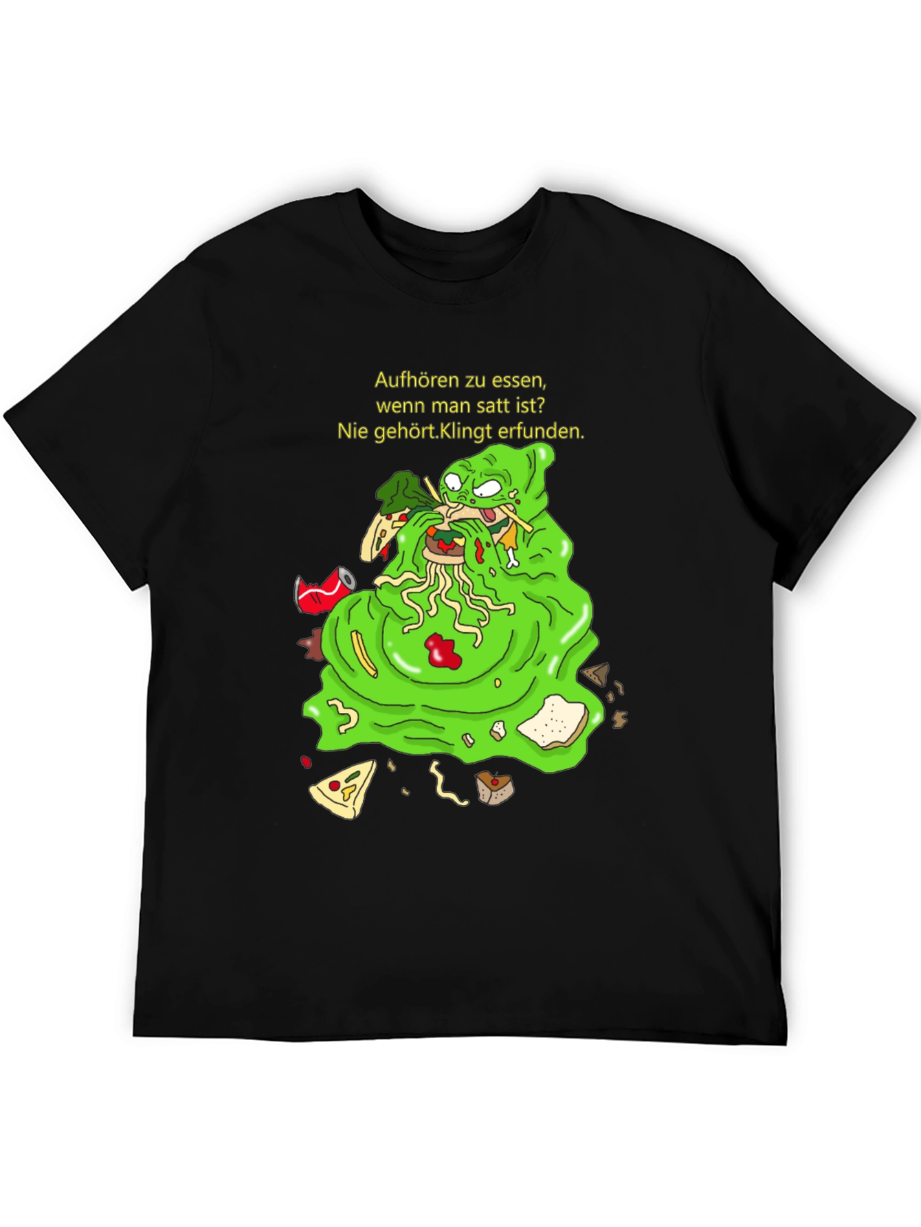 Black Humorous "Never Heard of It" Graphic T-Shirt view 5