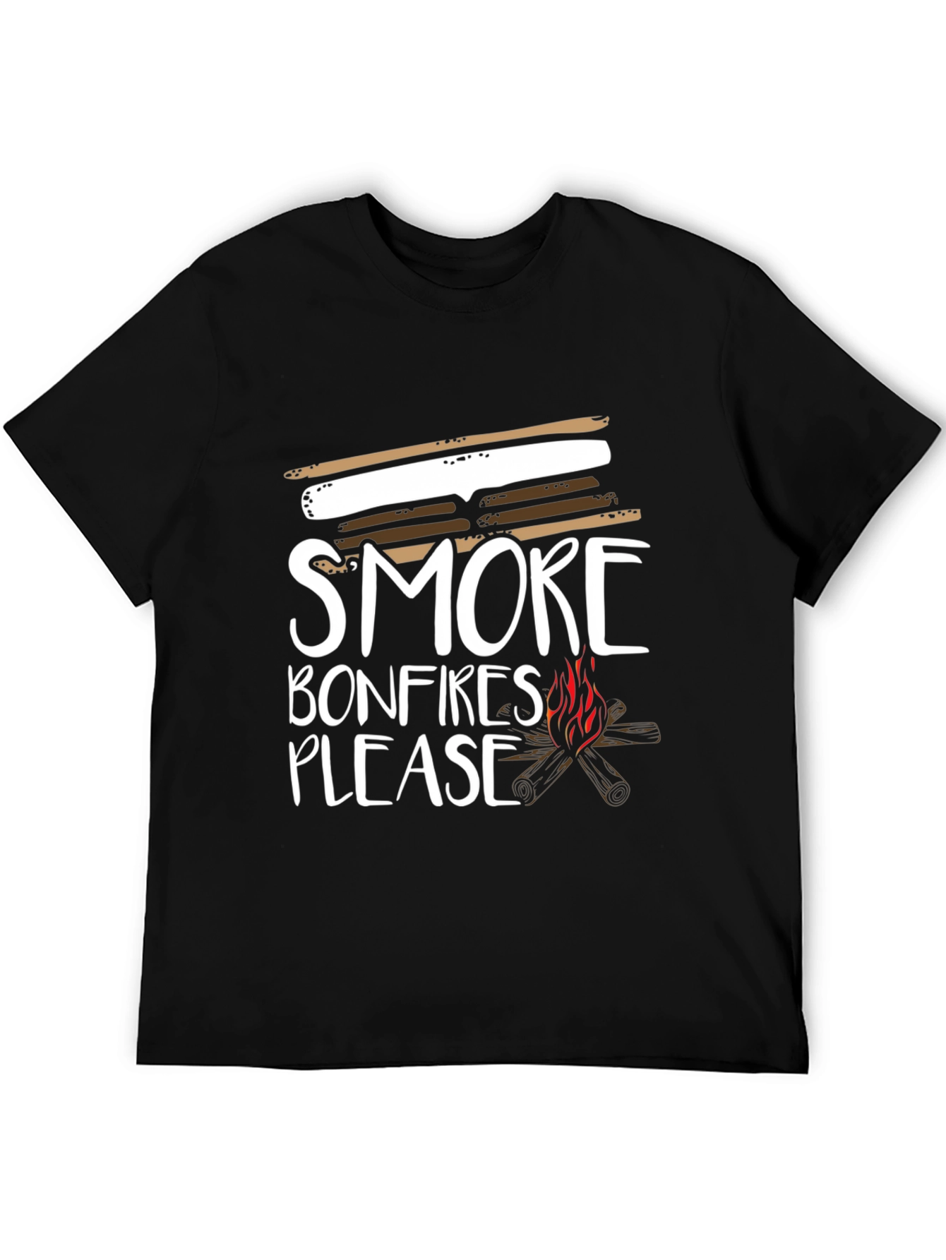 S'more Bonfires Please Graphic T-Shirt - 5