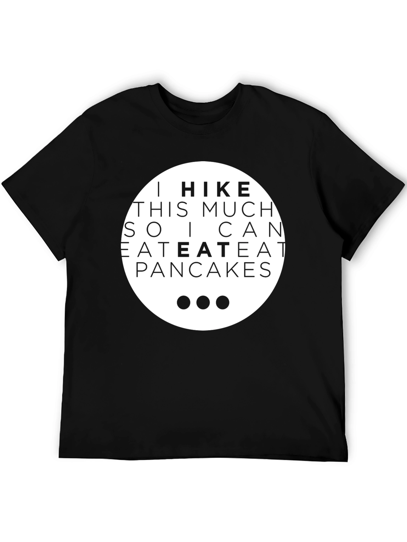 Funny Hiking & Pancakes Graphic Tee - 5