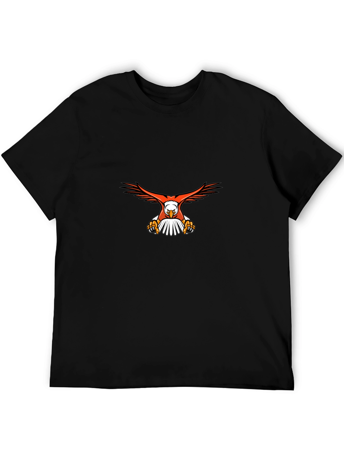 Black Eagle Graphic Black T-Shirt view 5