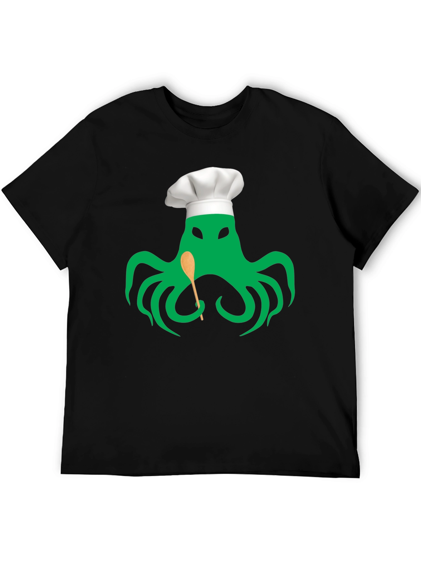 Black Chefthulhu Black Graphic Tee - Tentacle Culinary Master view 5