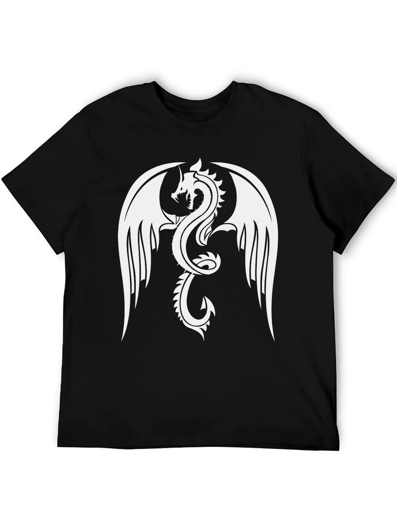 Black Dragon Graphic Black T-Shirt view 5