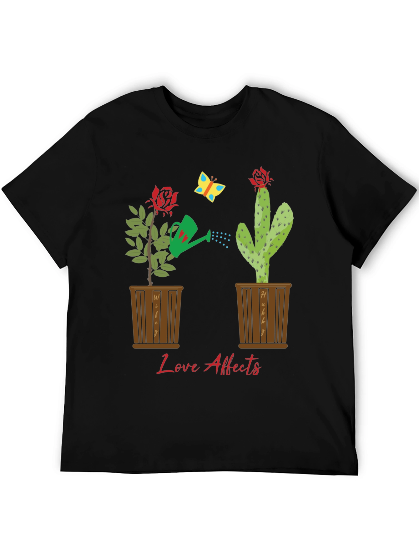 Black Love Affects Graphic T-Shirt view 5