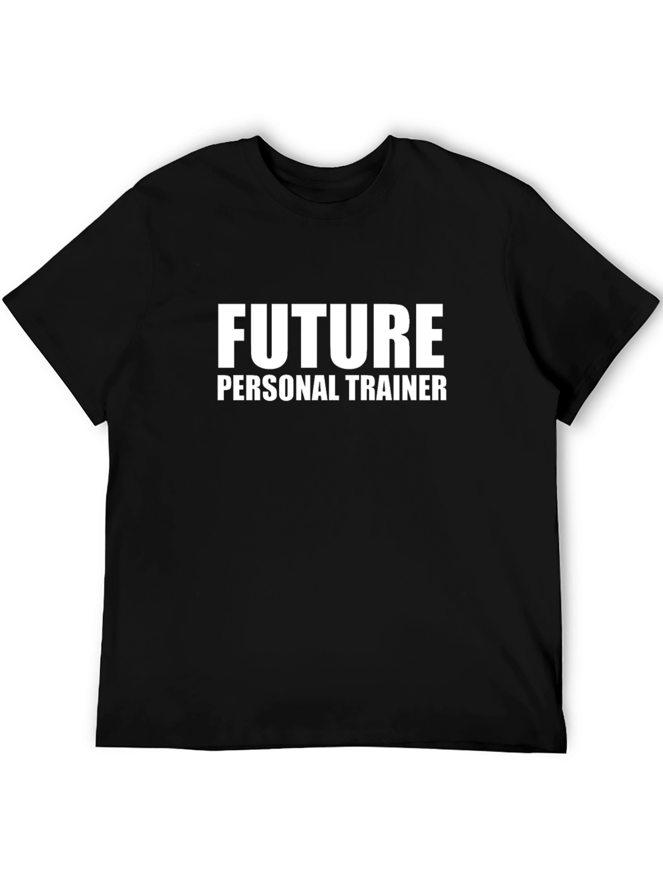 Black Future Personal Trainer Black T-Shirt view 5