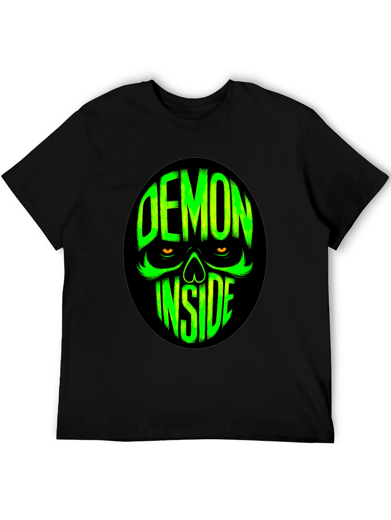 Black Demon Inside Graphic Tee - Black view 5